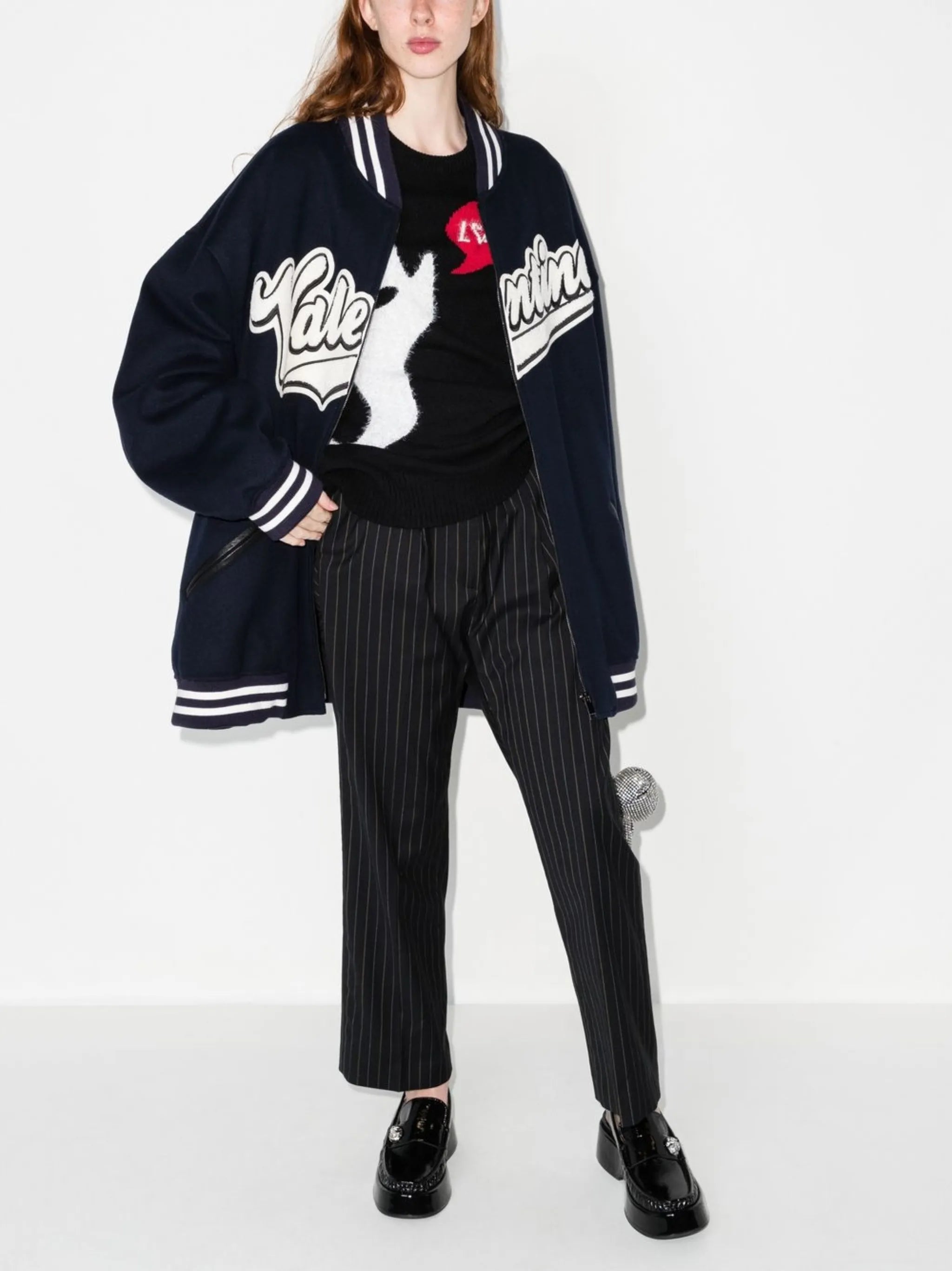 Ghost jacquard-knit jumper