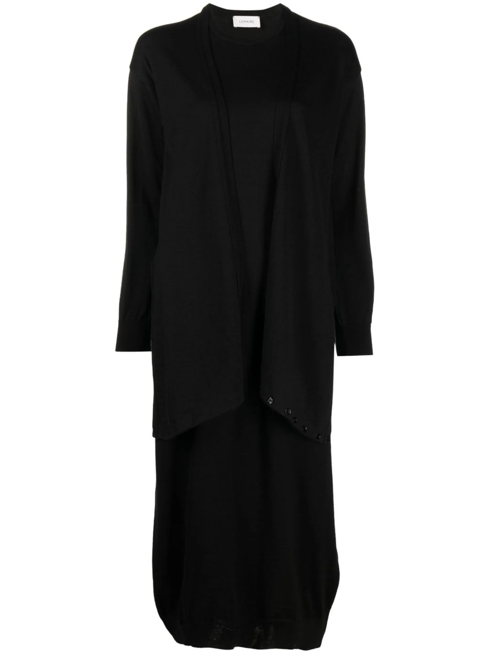 draped panel dress