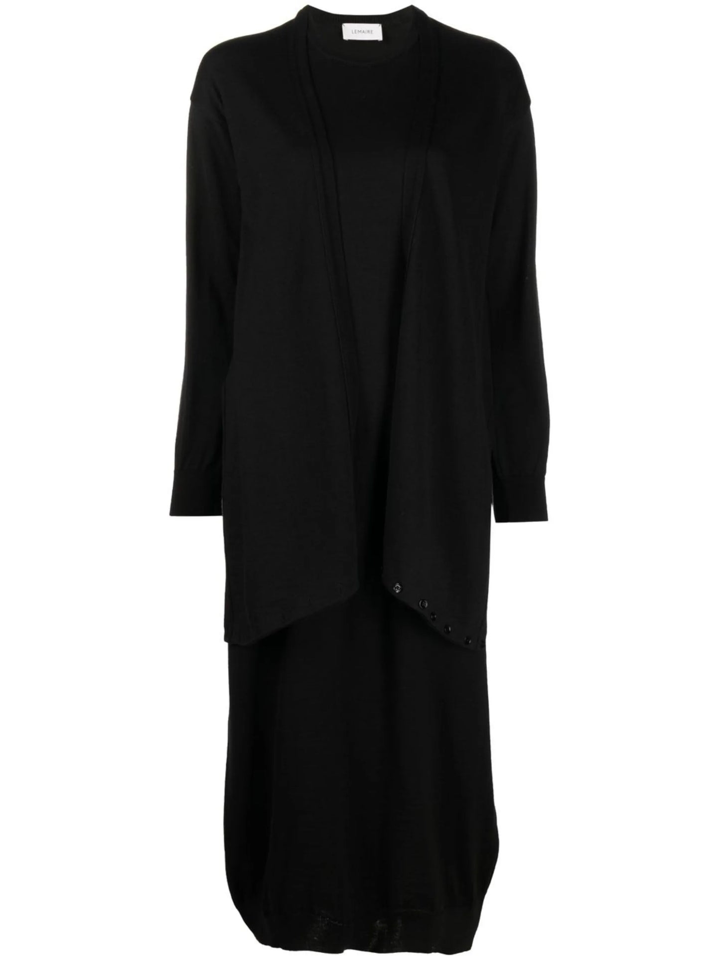 draped panel dress