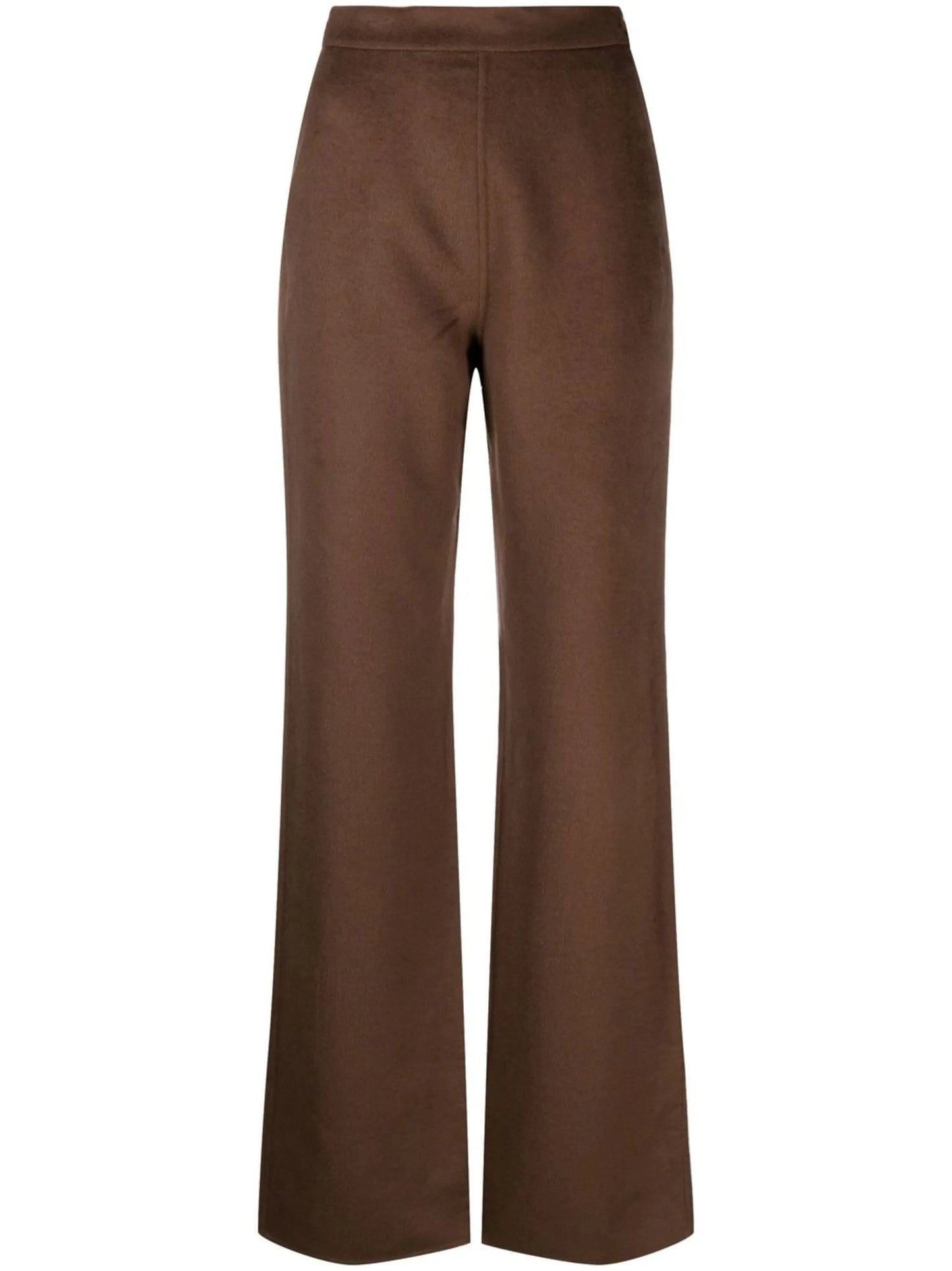 Bya high-waisted straight-leg trousers