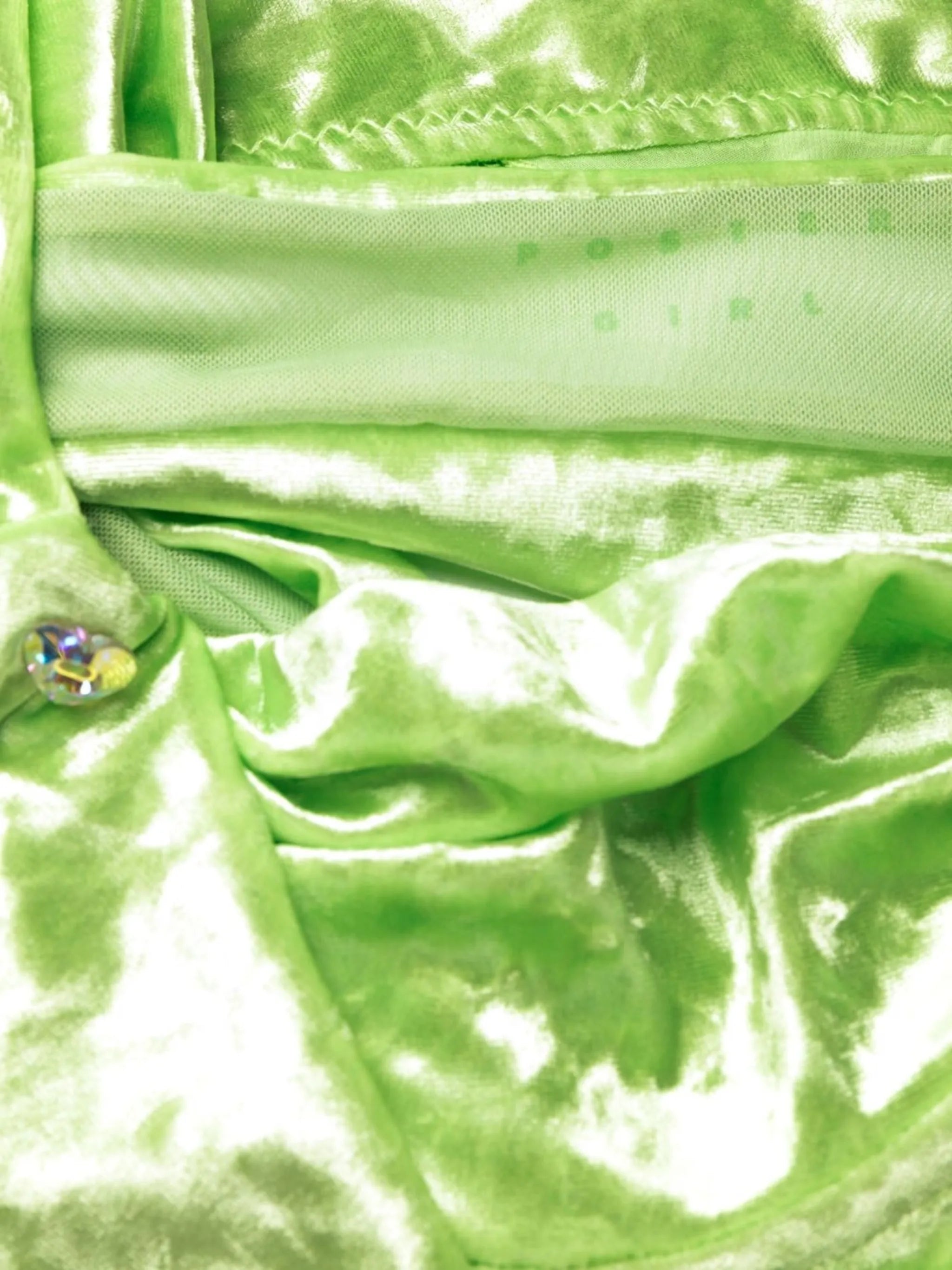 velvet-effect bikini