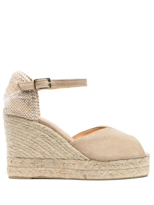 110mm Bianca wedge espadrilles