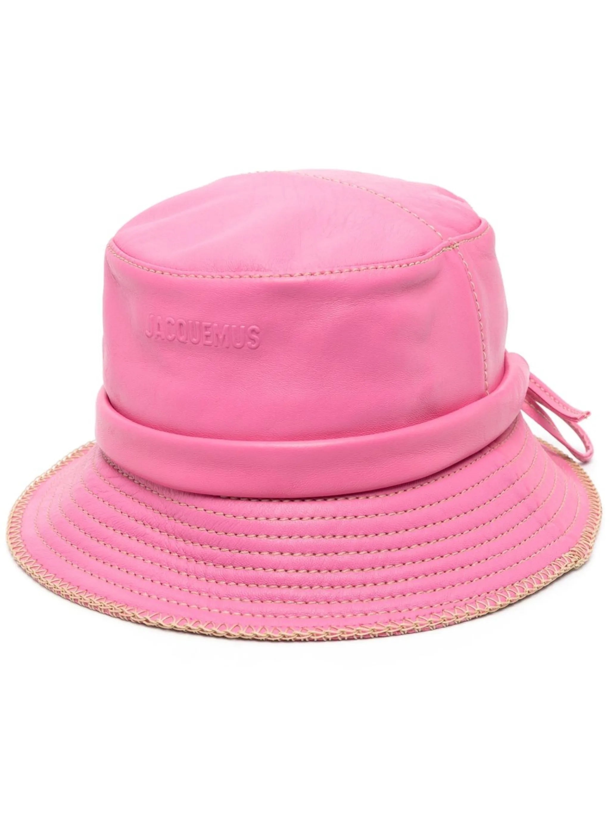 Le bob Mentalo leather bucket hat