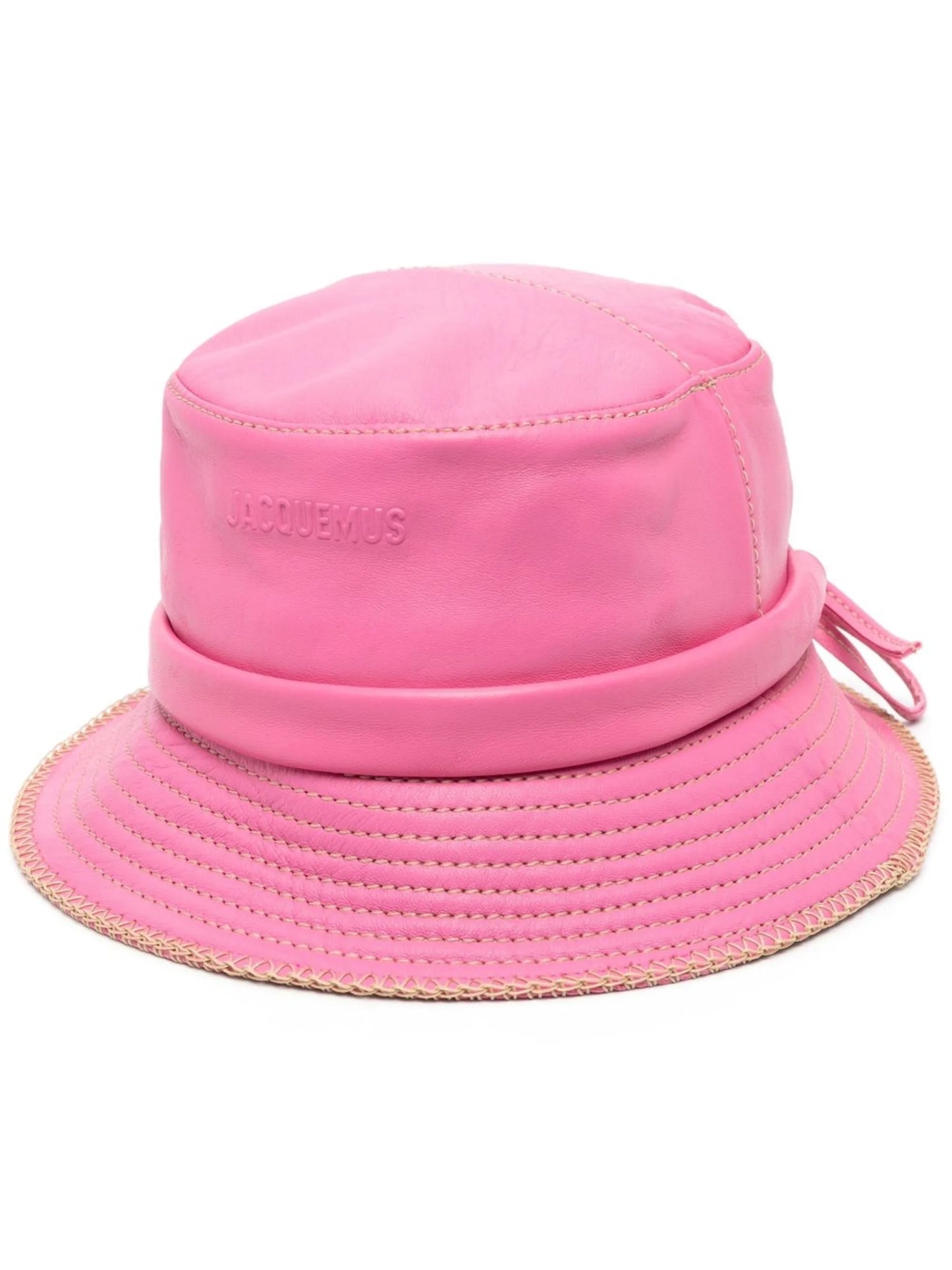 Le bob Mentalo leather bucket hat