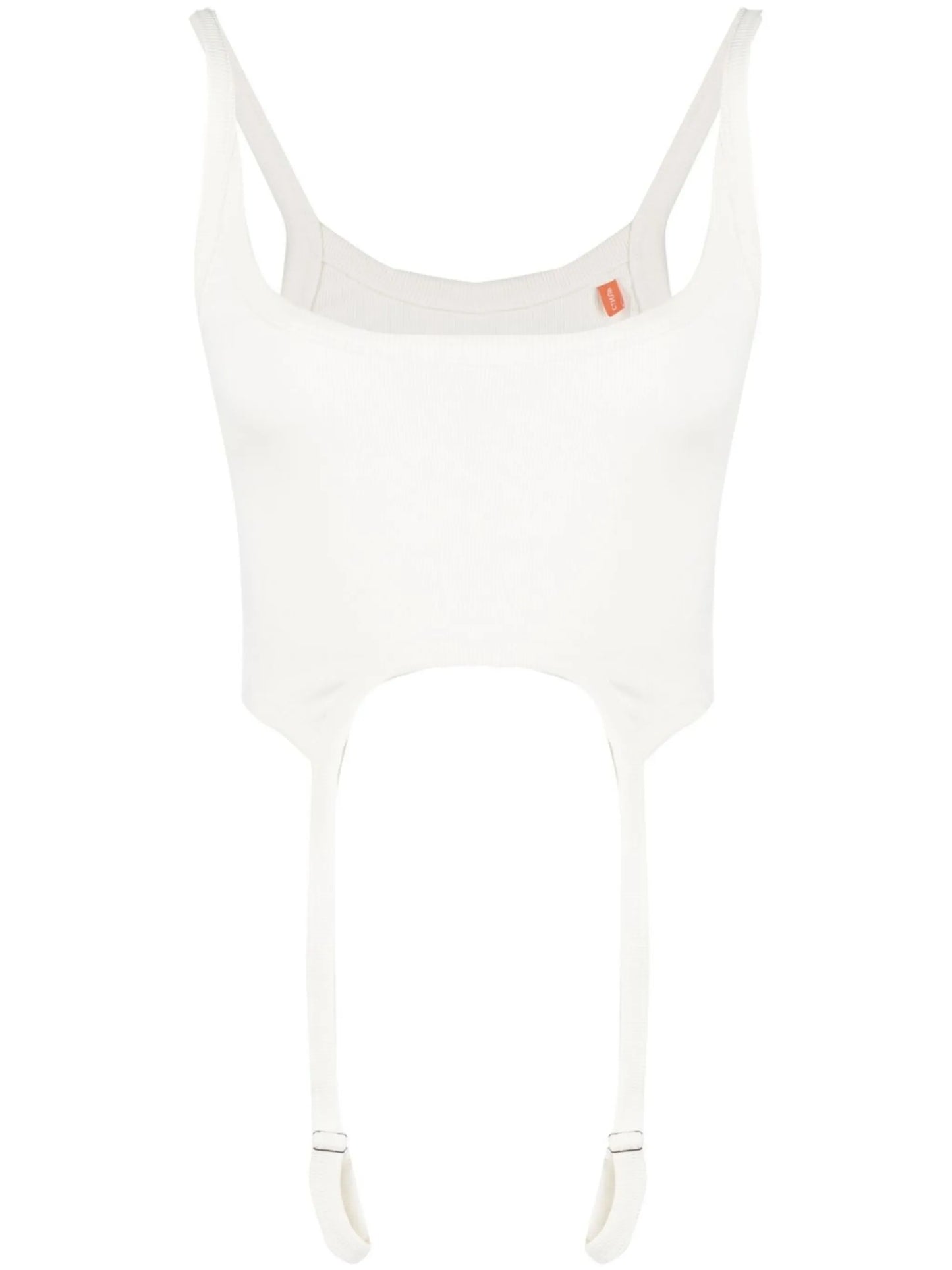 Hooks stretch-cotton tank top