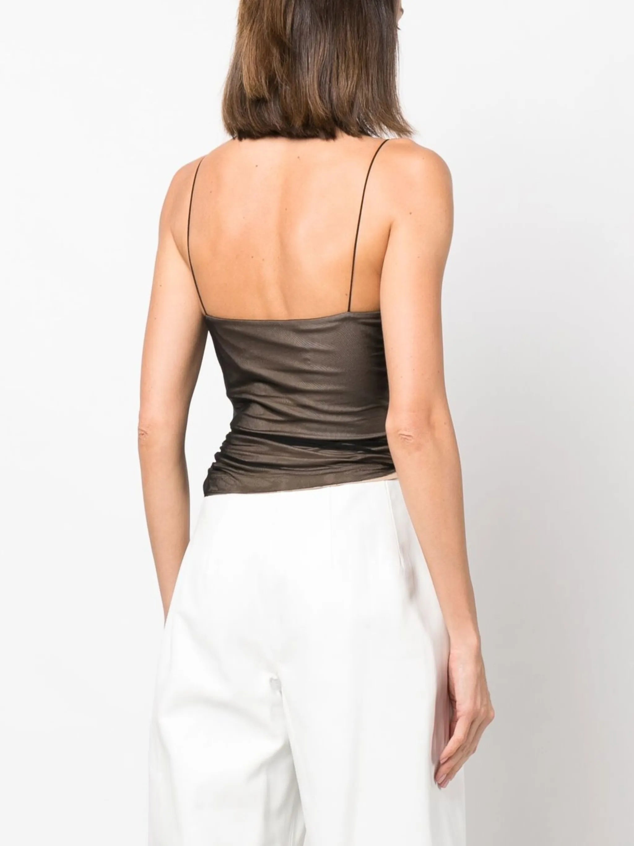 Lilburn cowl-neck top
