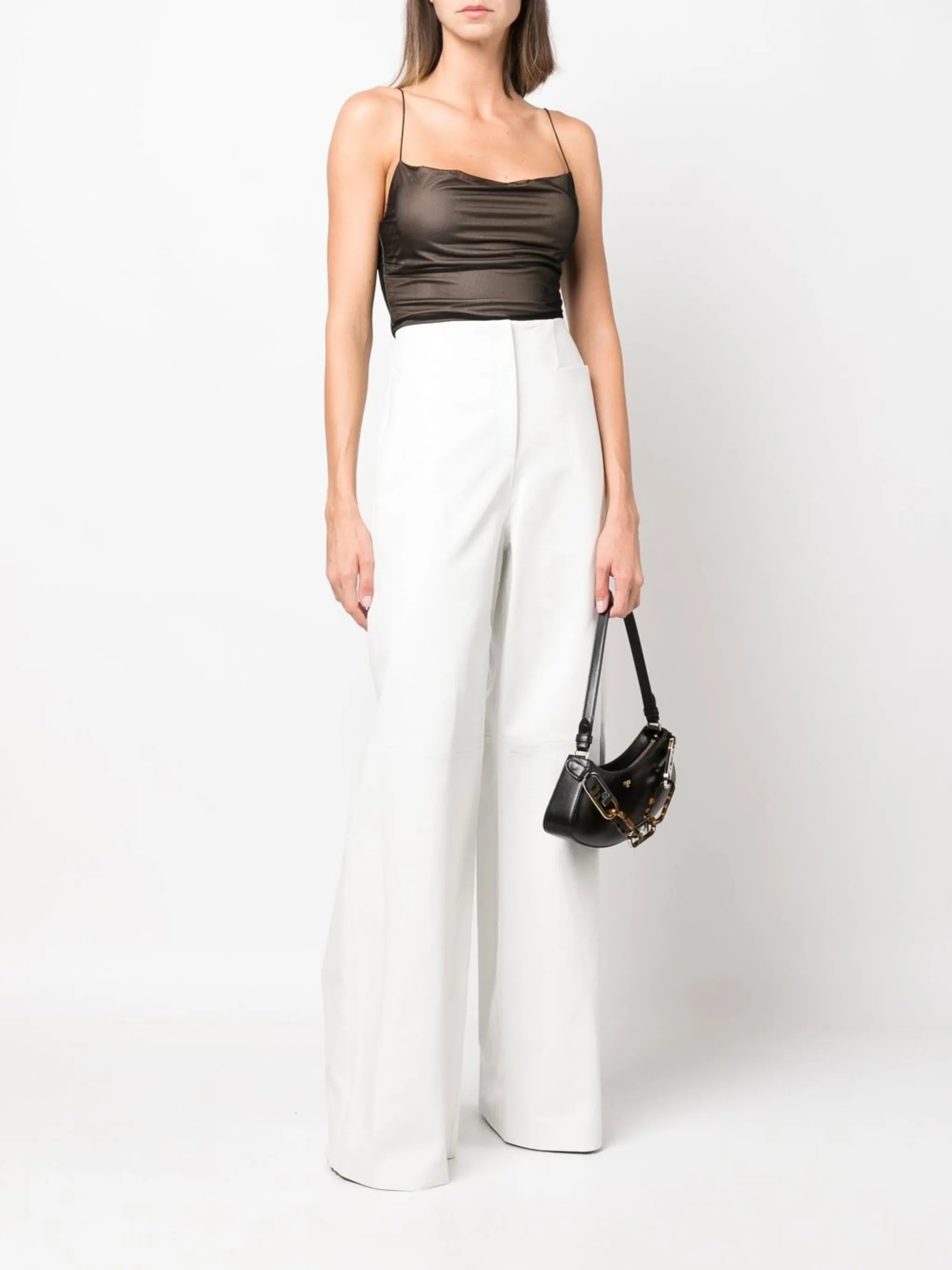 Lilburn cowl-neck top