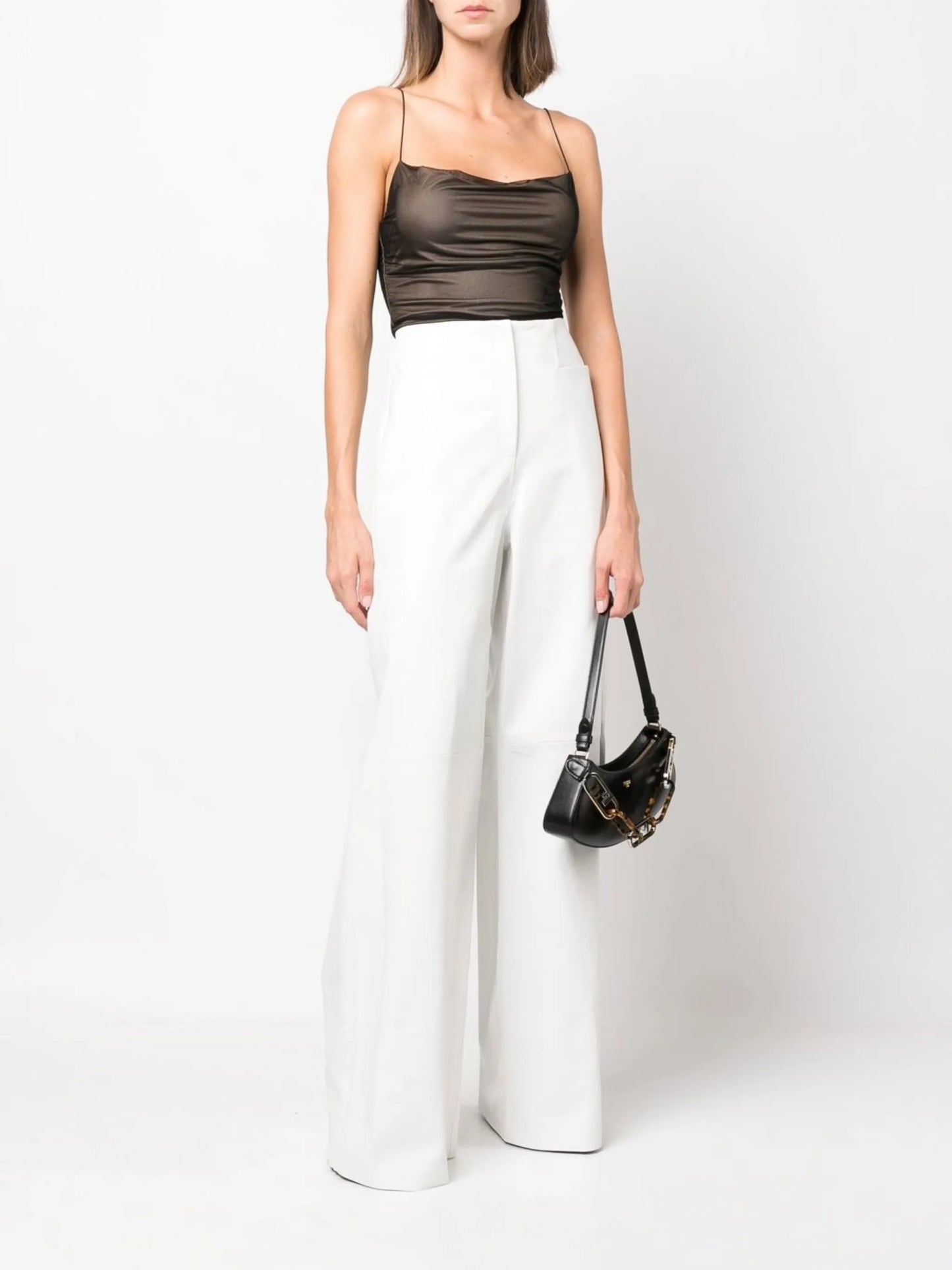 Lilburn cowl-neck top
