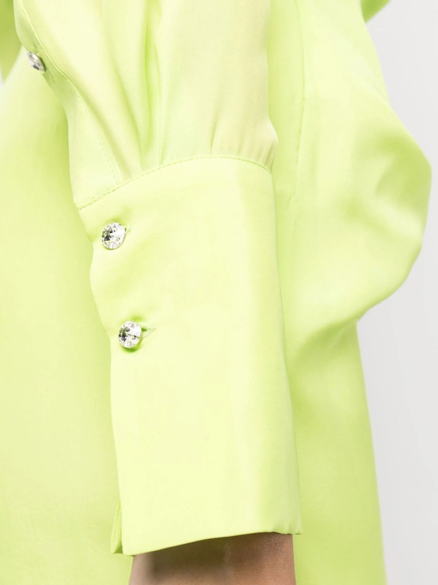 Naha silk draped shirt dress