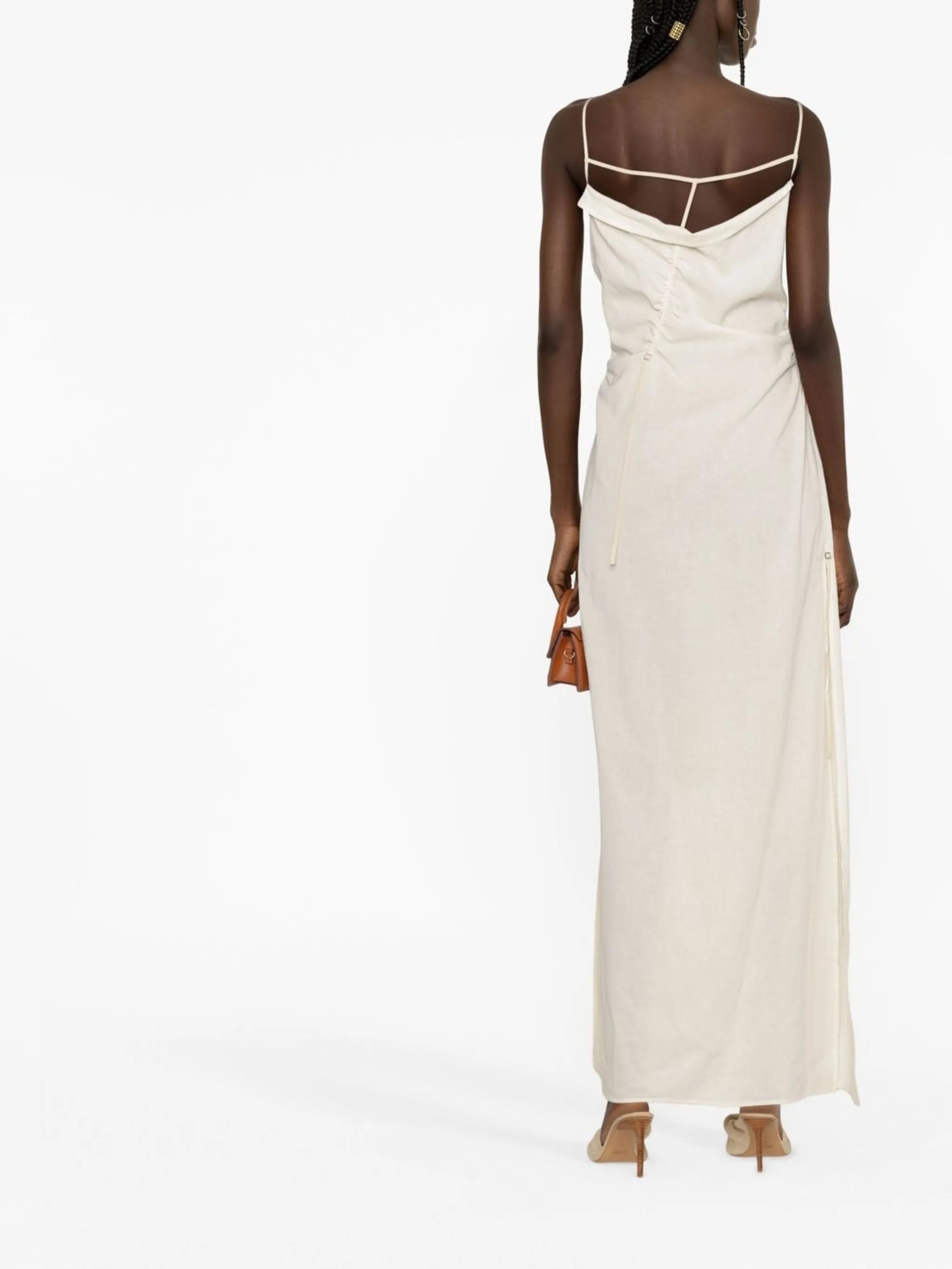La Robe Gaua strappy draped dress
