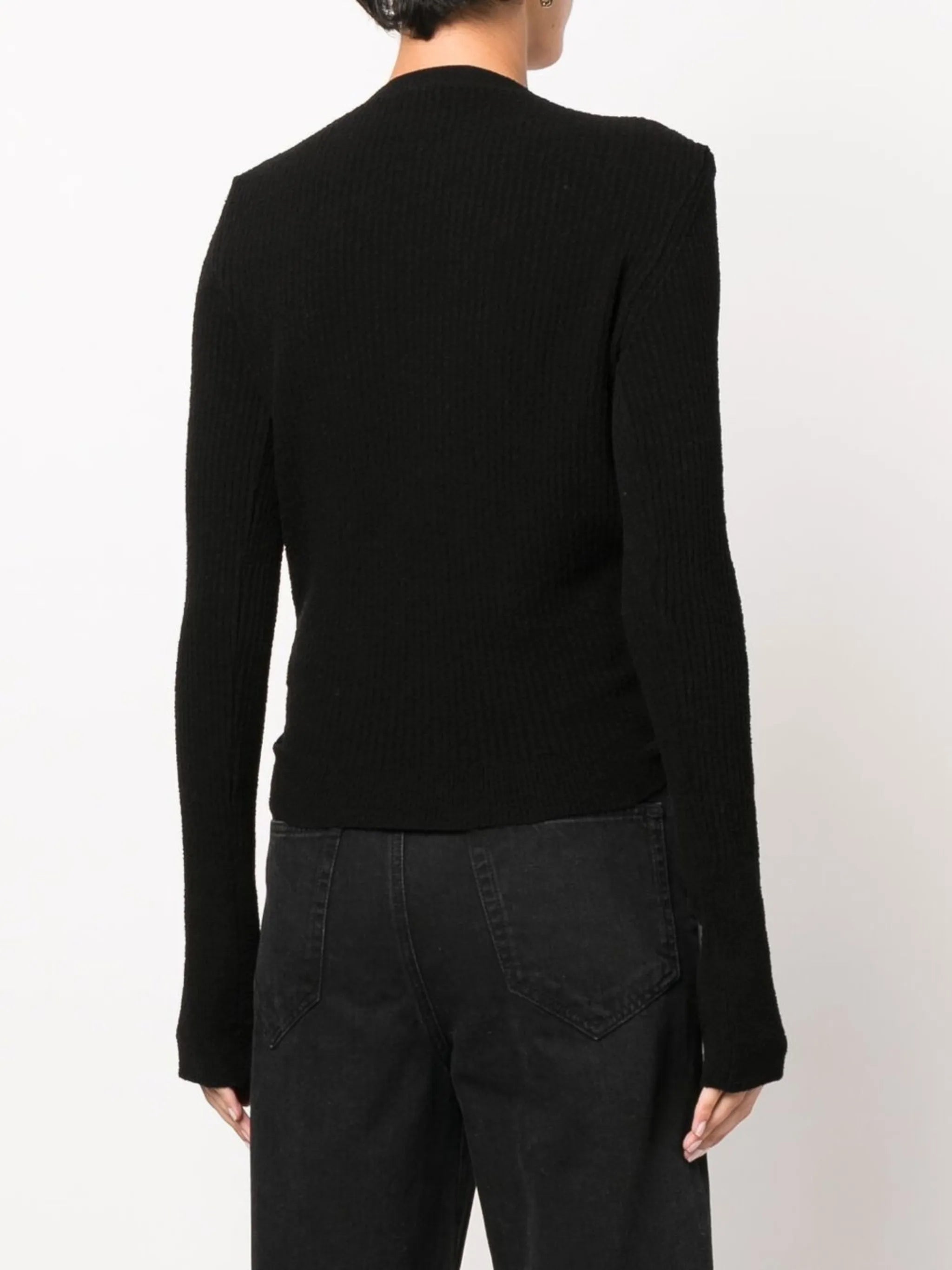Le Gilet Noue twist-front cardigan