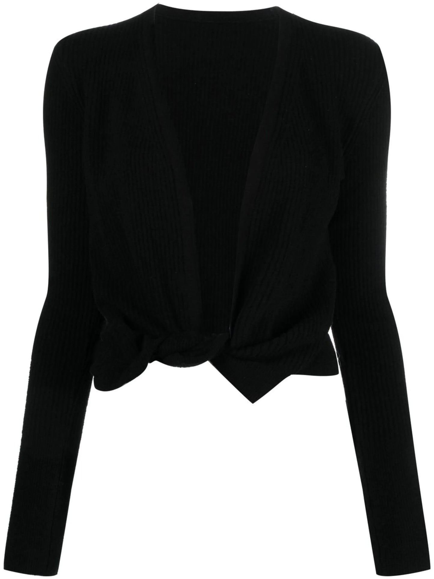 Le Gilet Noue twist-front cardigan