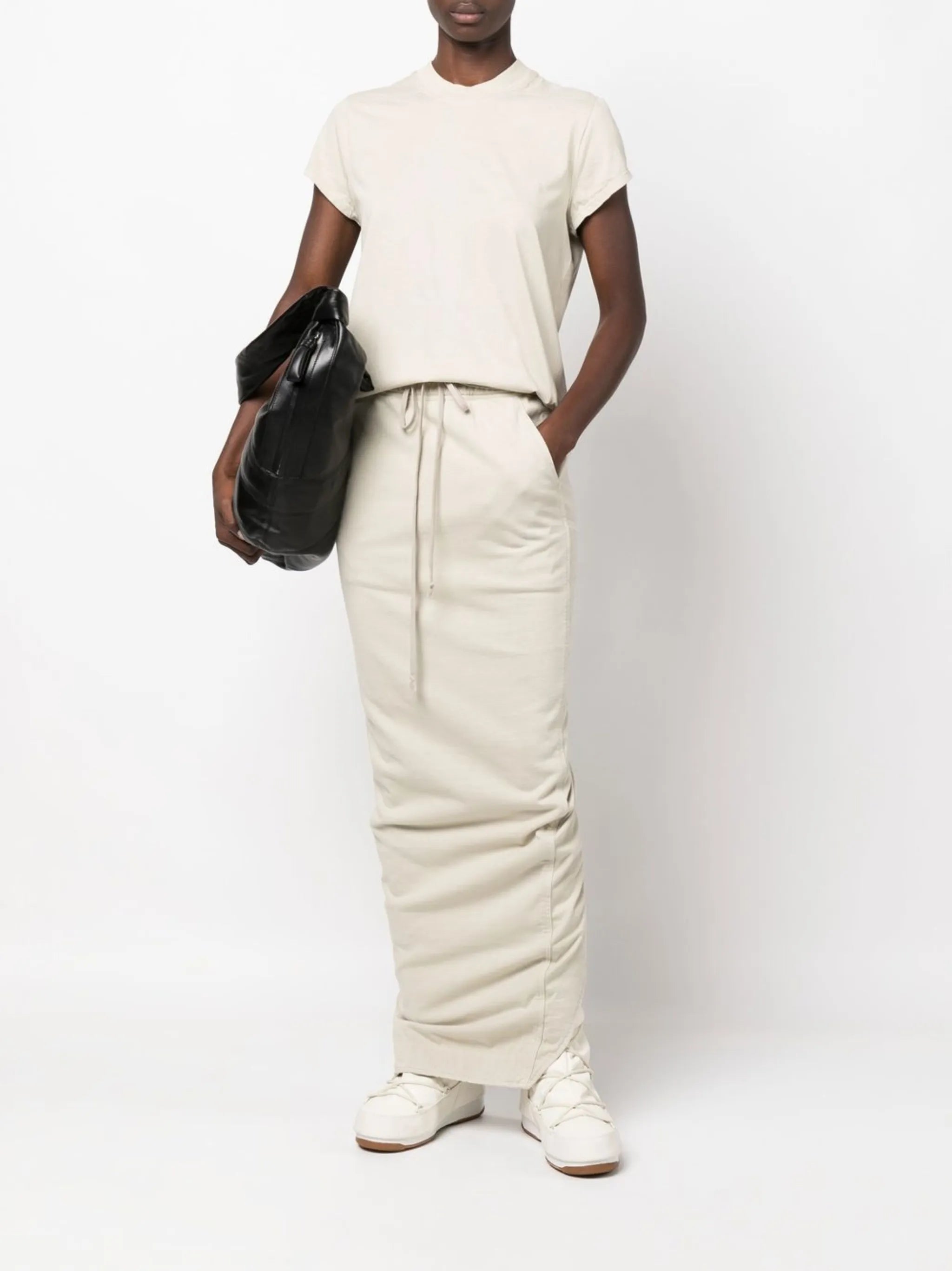 drawstring ruched skirt