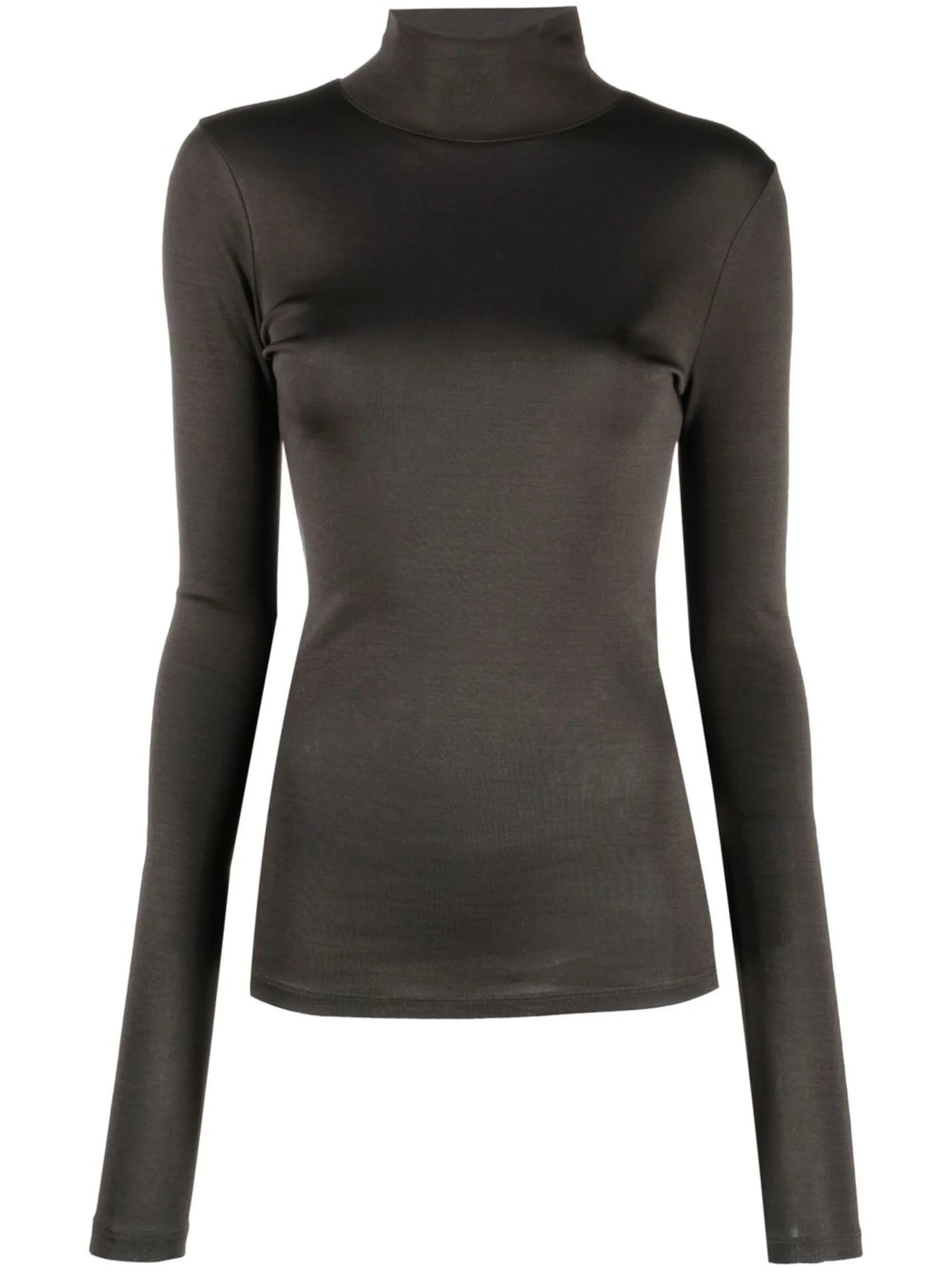long-sleeved turtle neck top