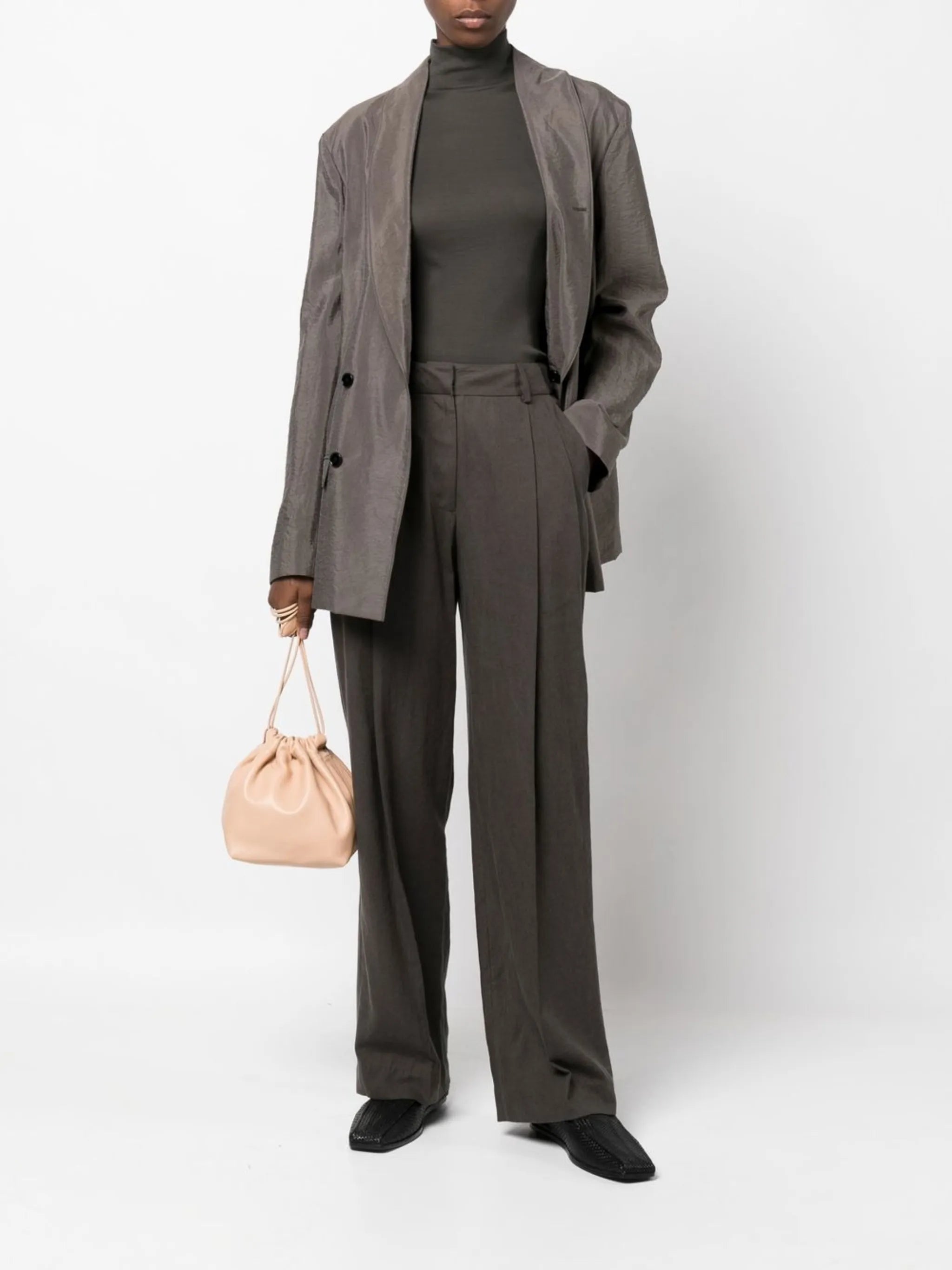long-sleeved turtle neck top