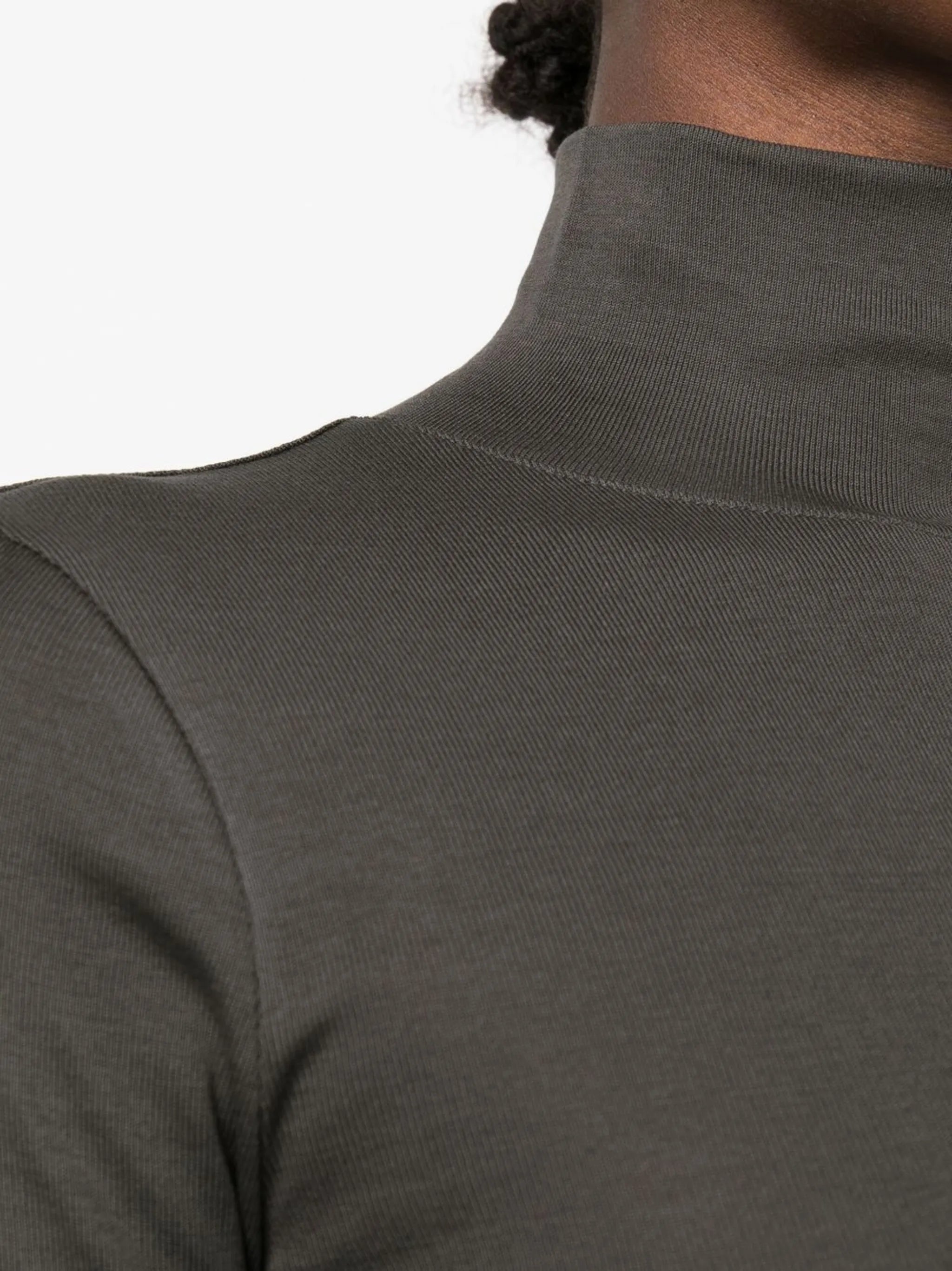 long-sleeved turtle neck top