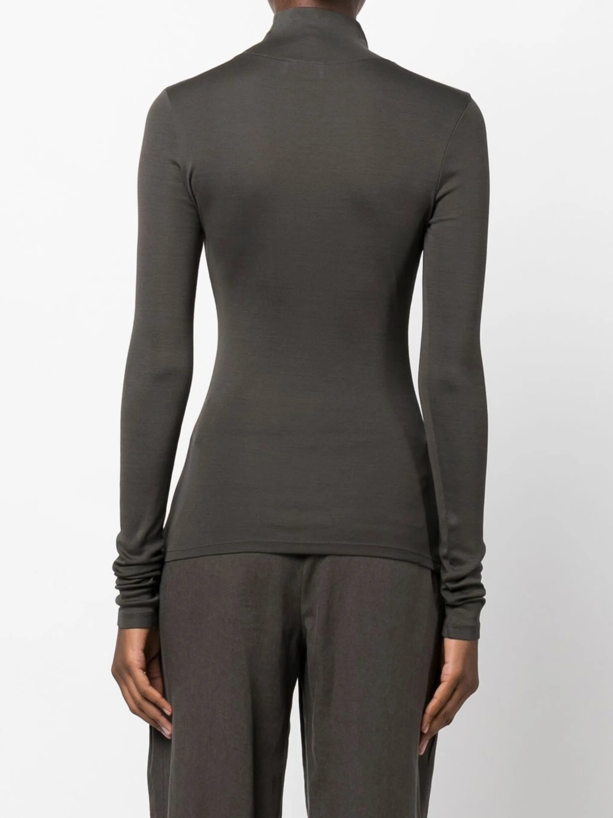 long-sleeved turtle neck top