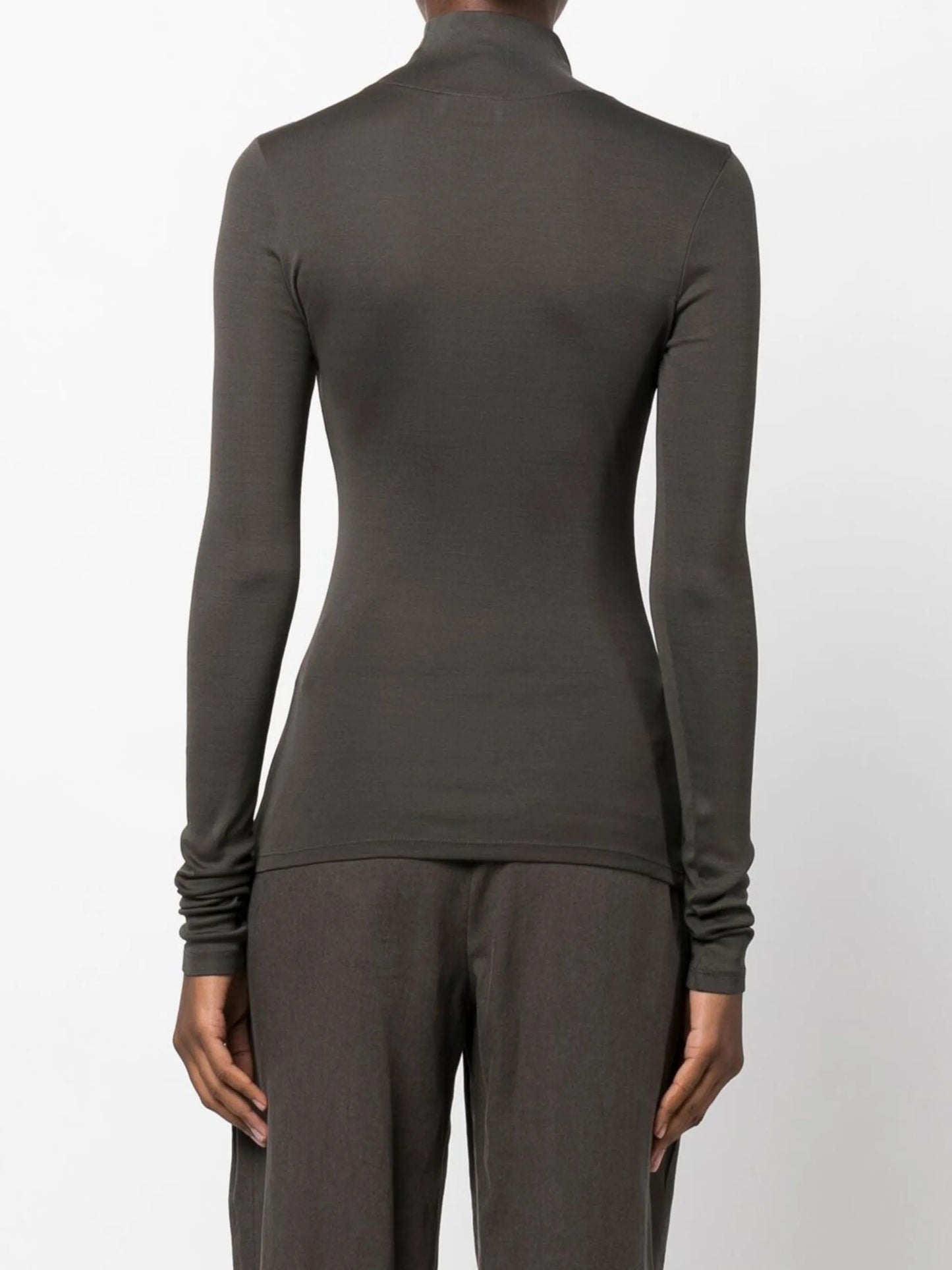 long-sleeved turtle neck top