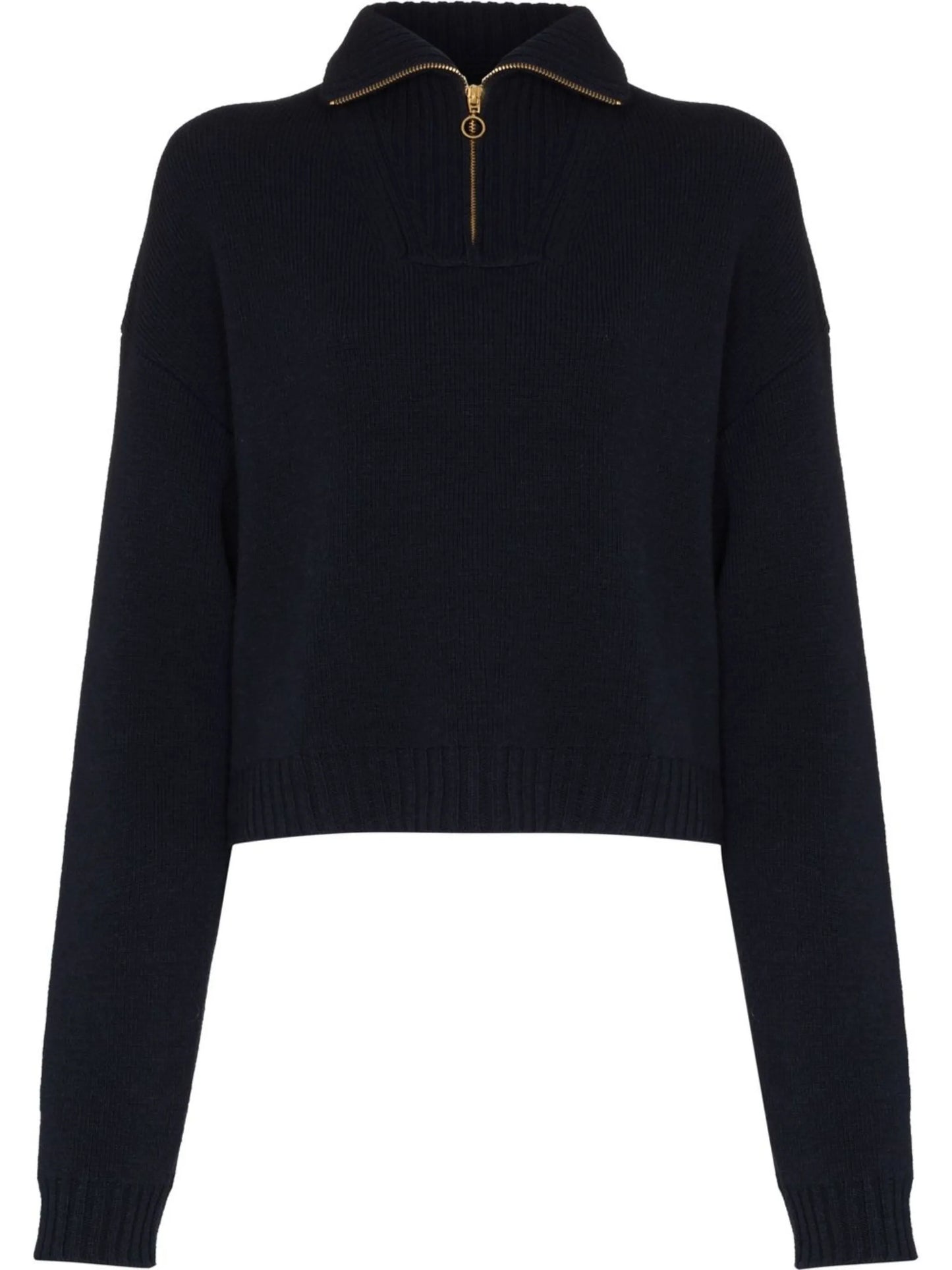 Kira cropped zip-up jumper