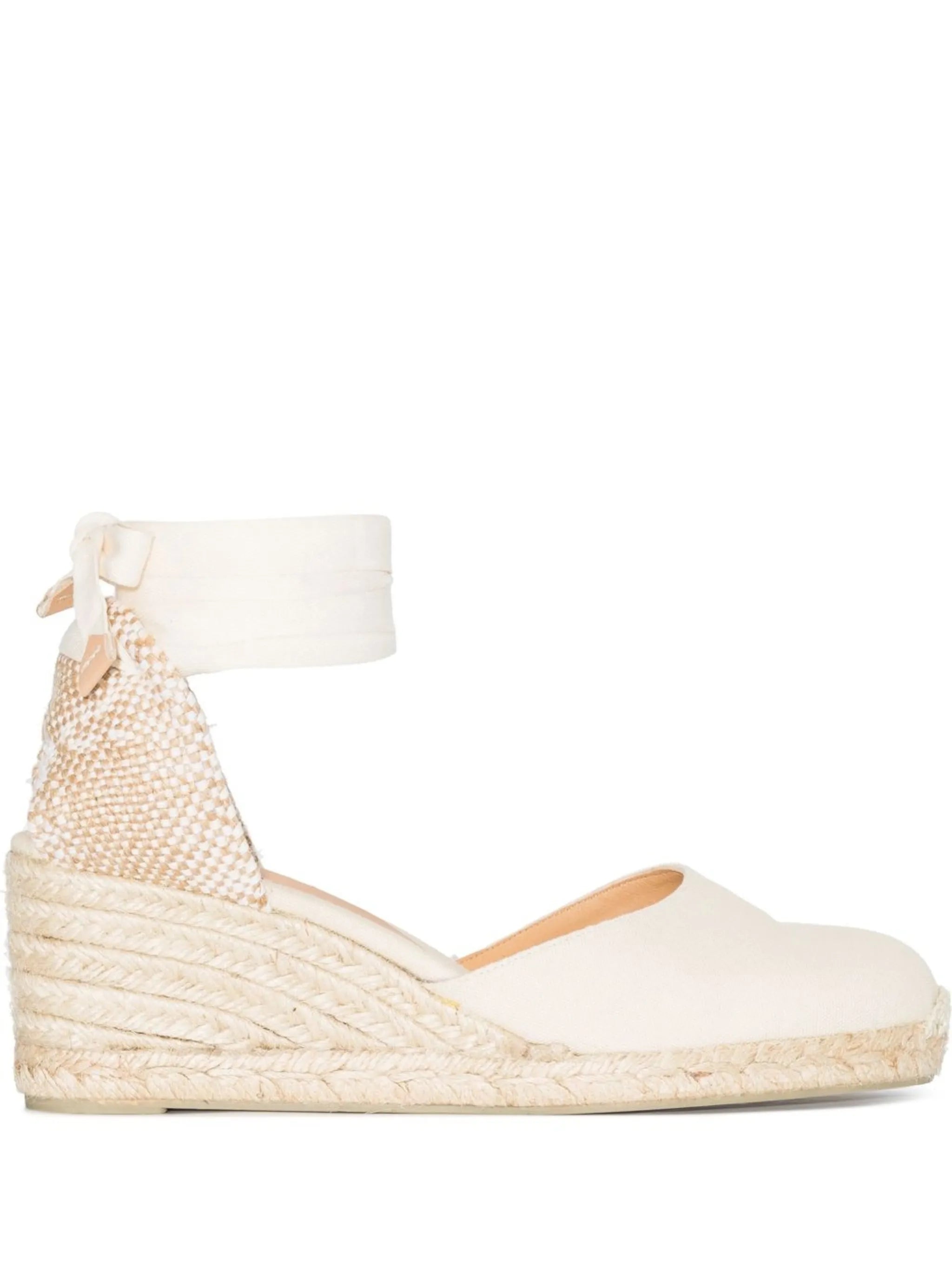 Carina lace-up wedge espadrilles