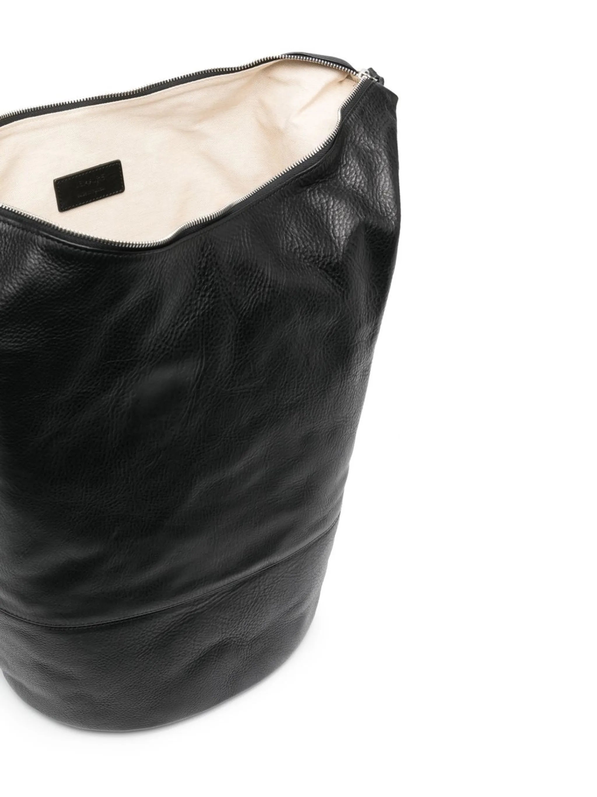 medium leather backpack