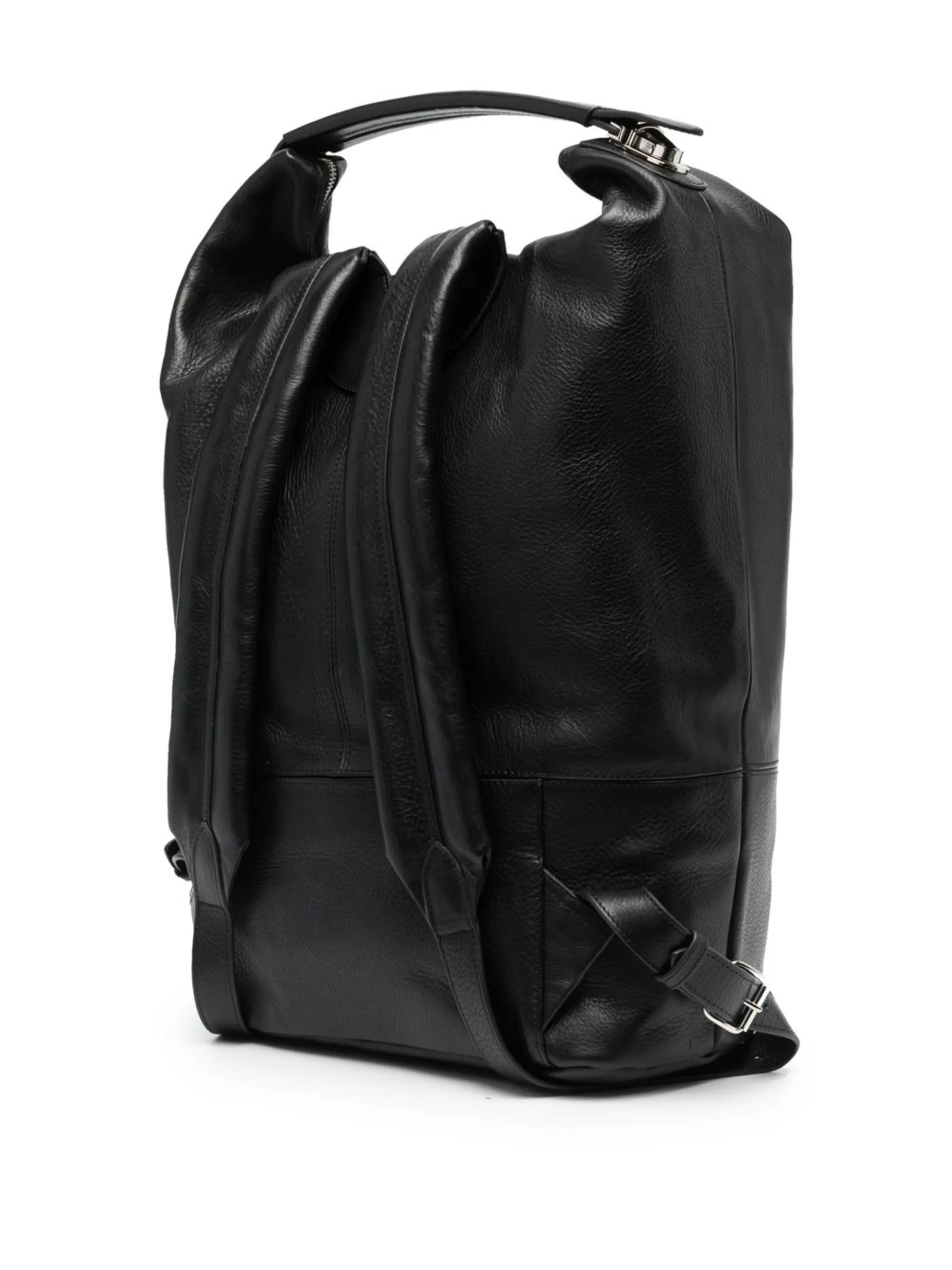 medium leather backpack