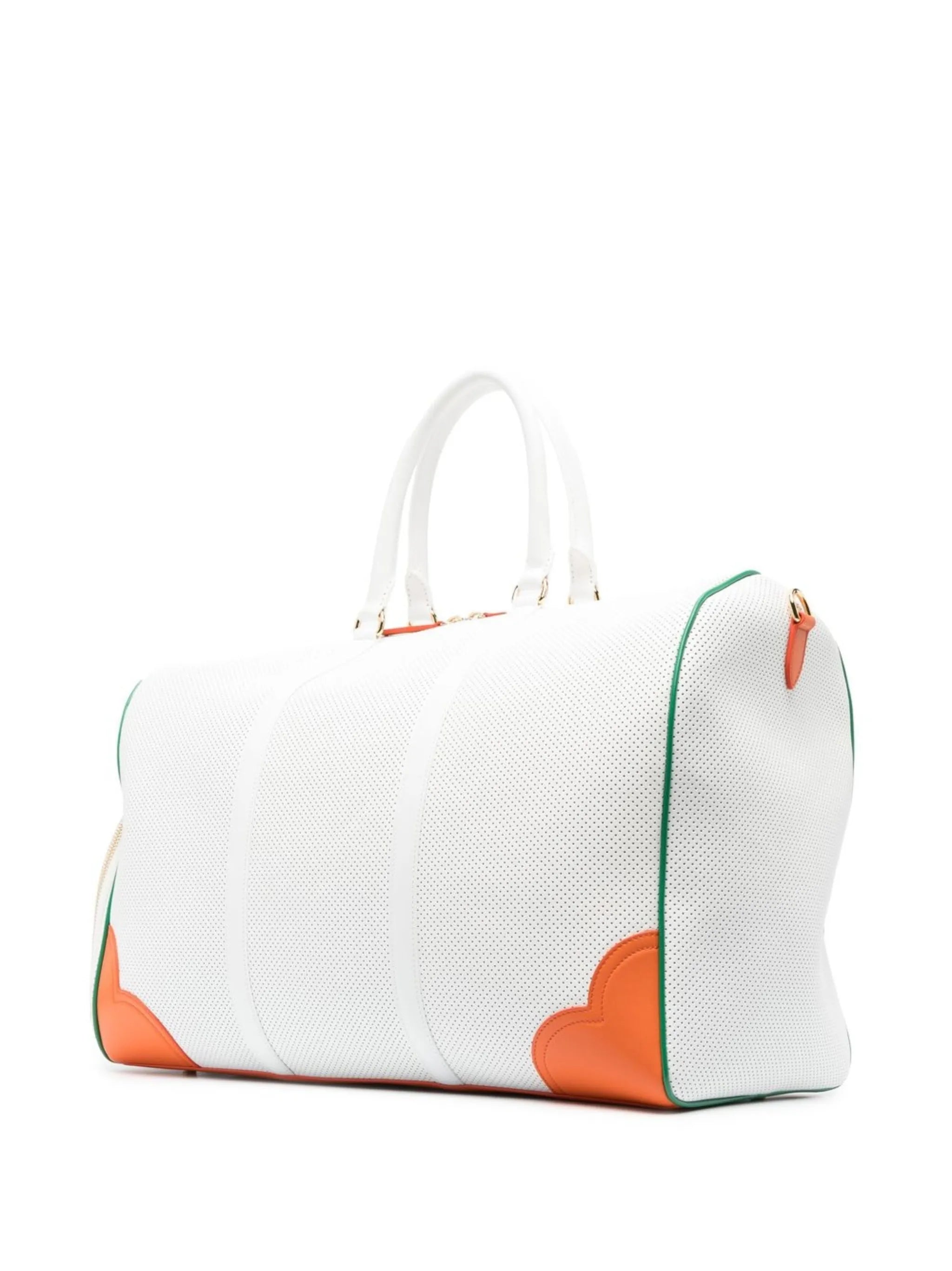 logo-patch luggage bag