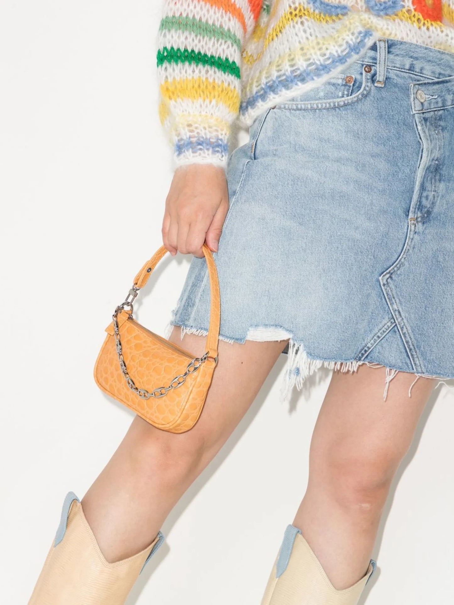 Rachel embossed mini bag