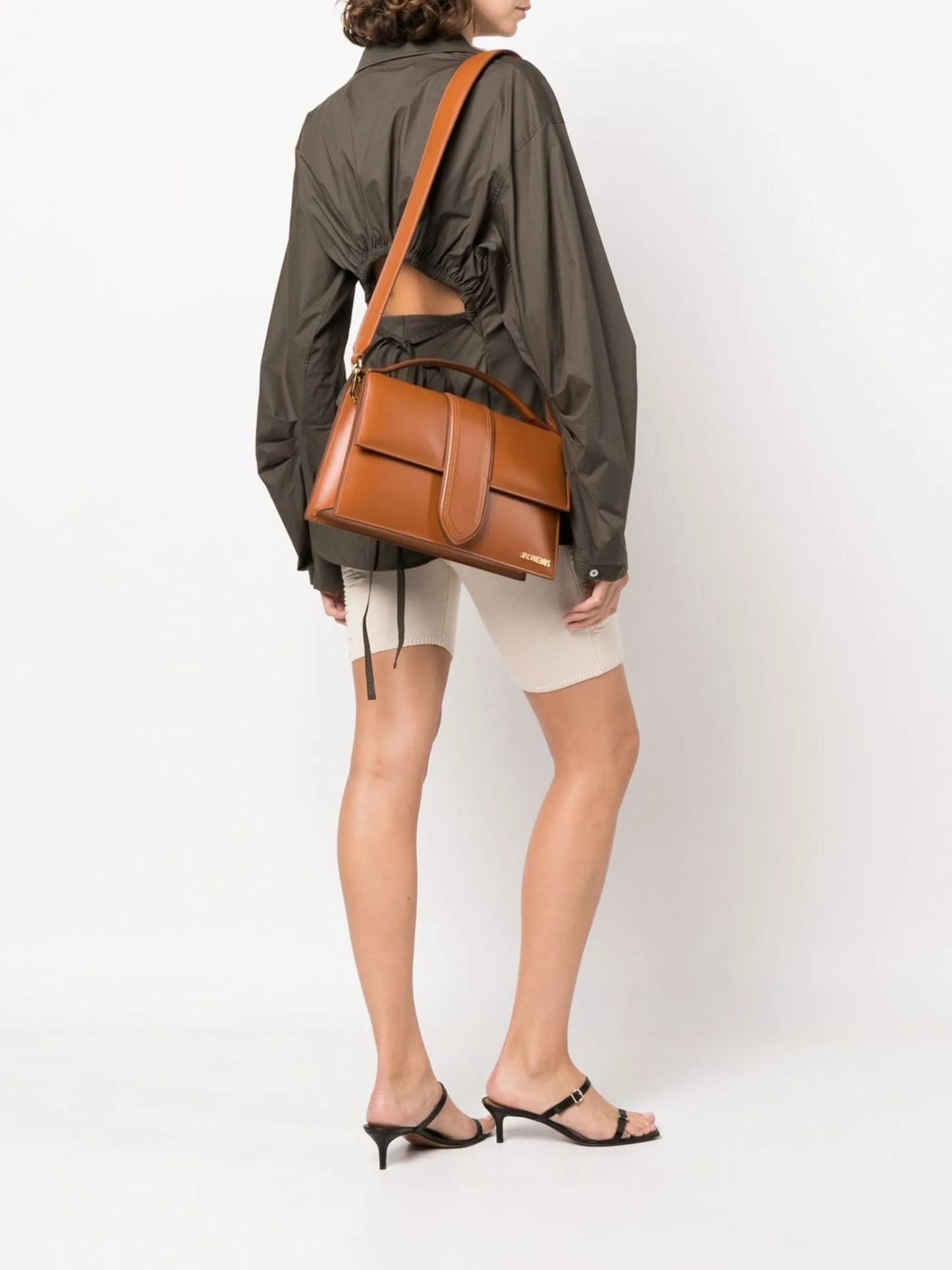 Bambinou leather shoulder bag