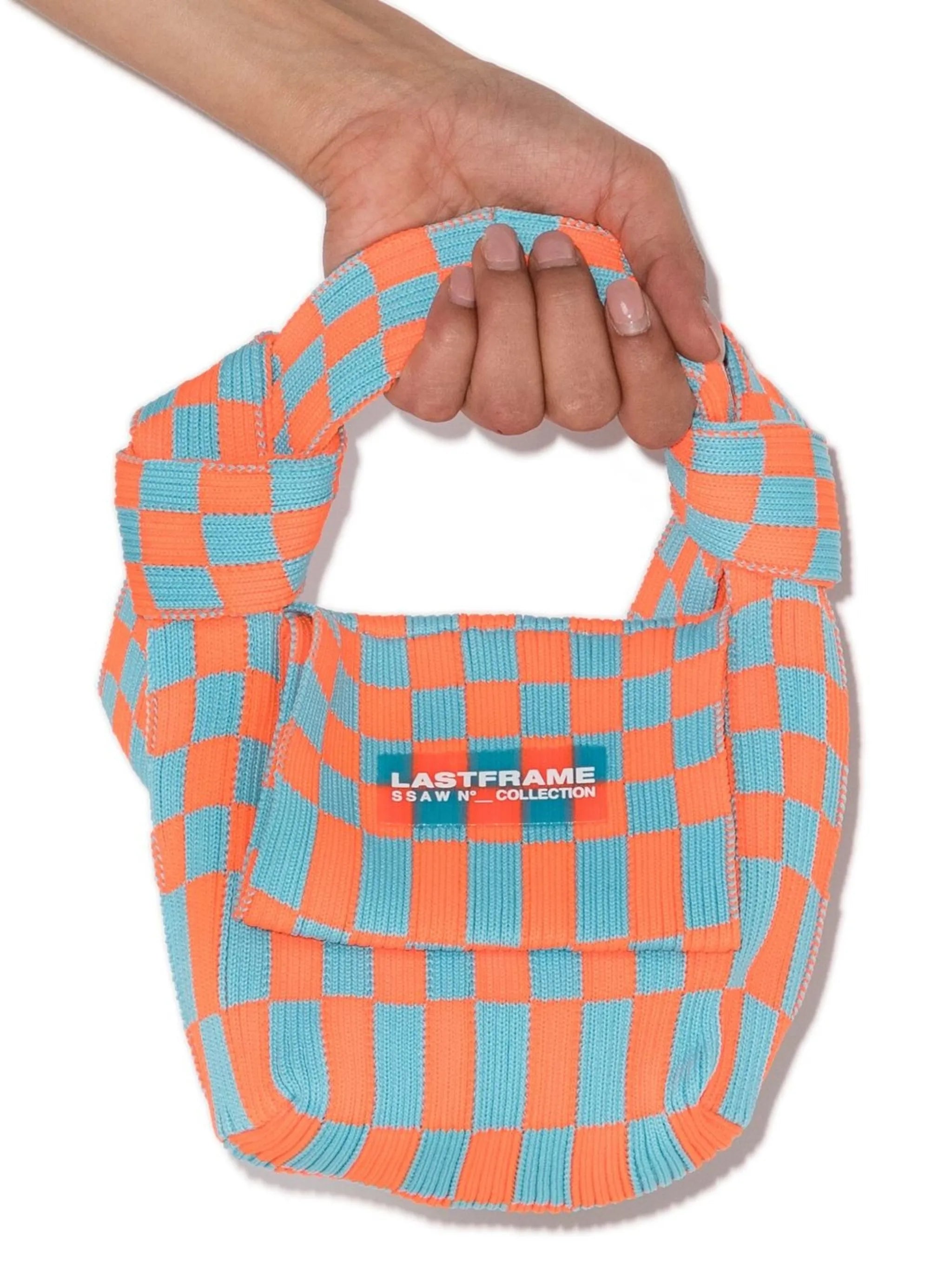 Ichimatsu checked mini bag