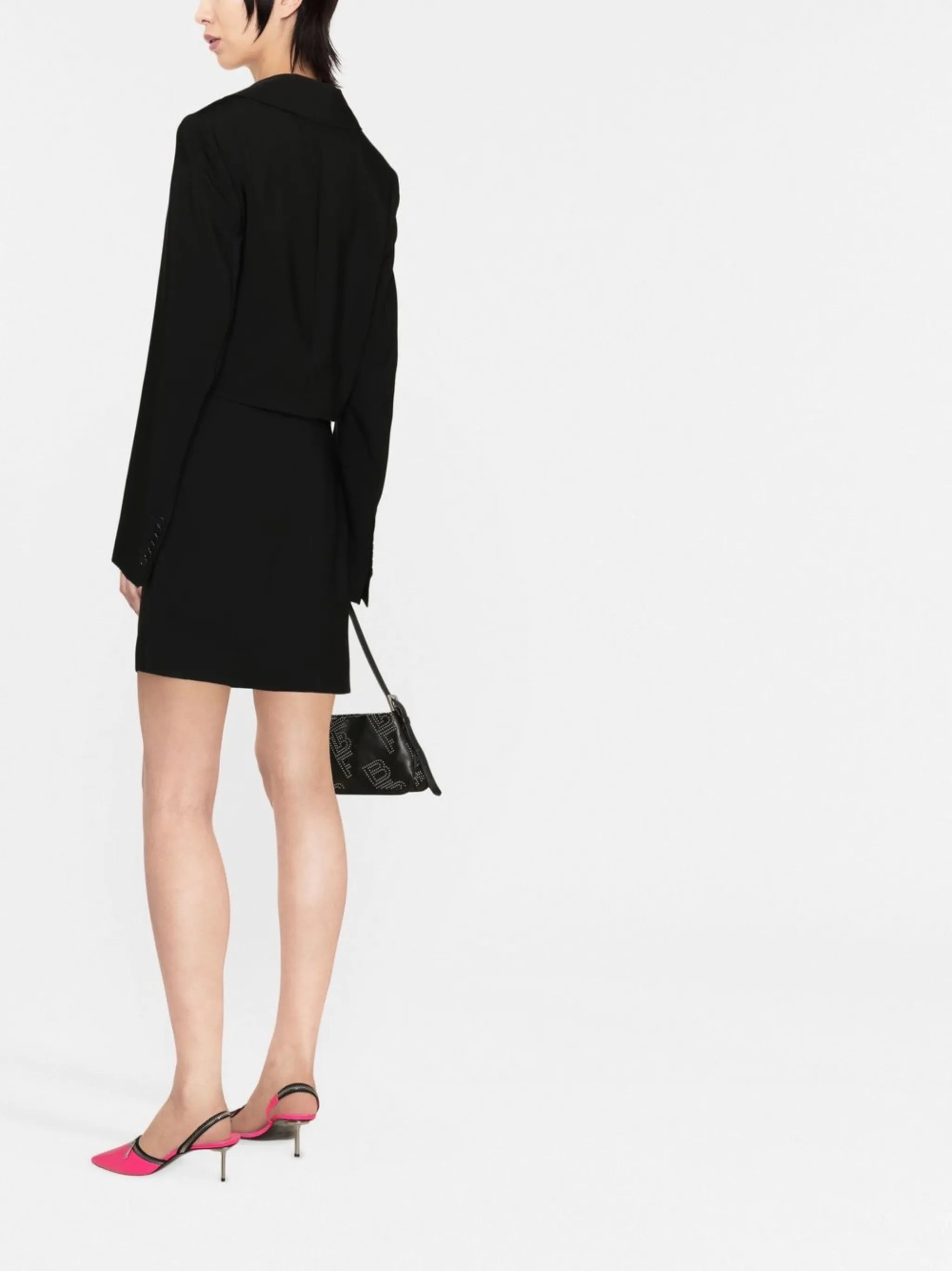 cut out-detail blazer dress