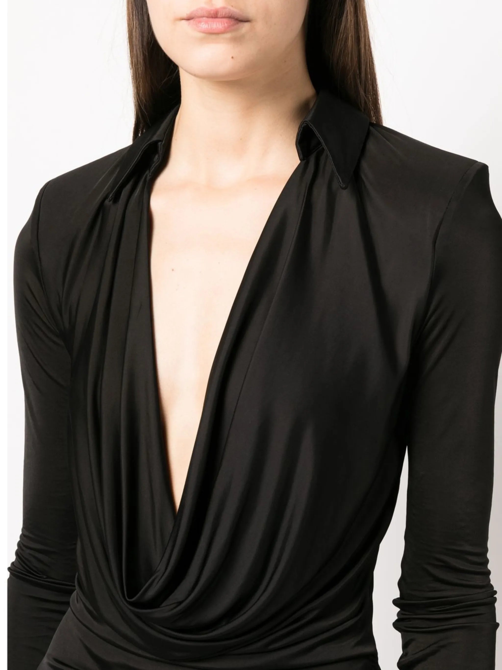 Utena cowl-neck mini dress
