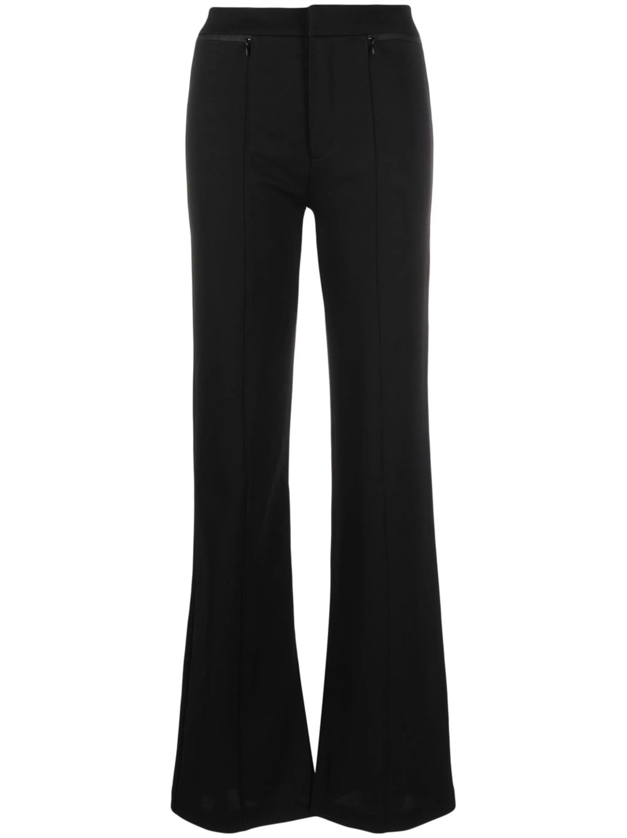 flare-cuff trousers