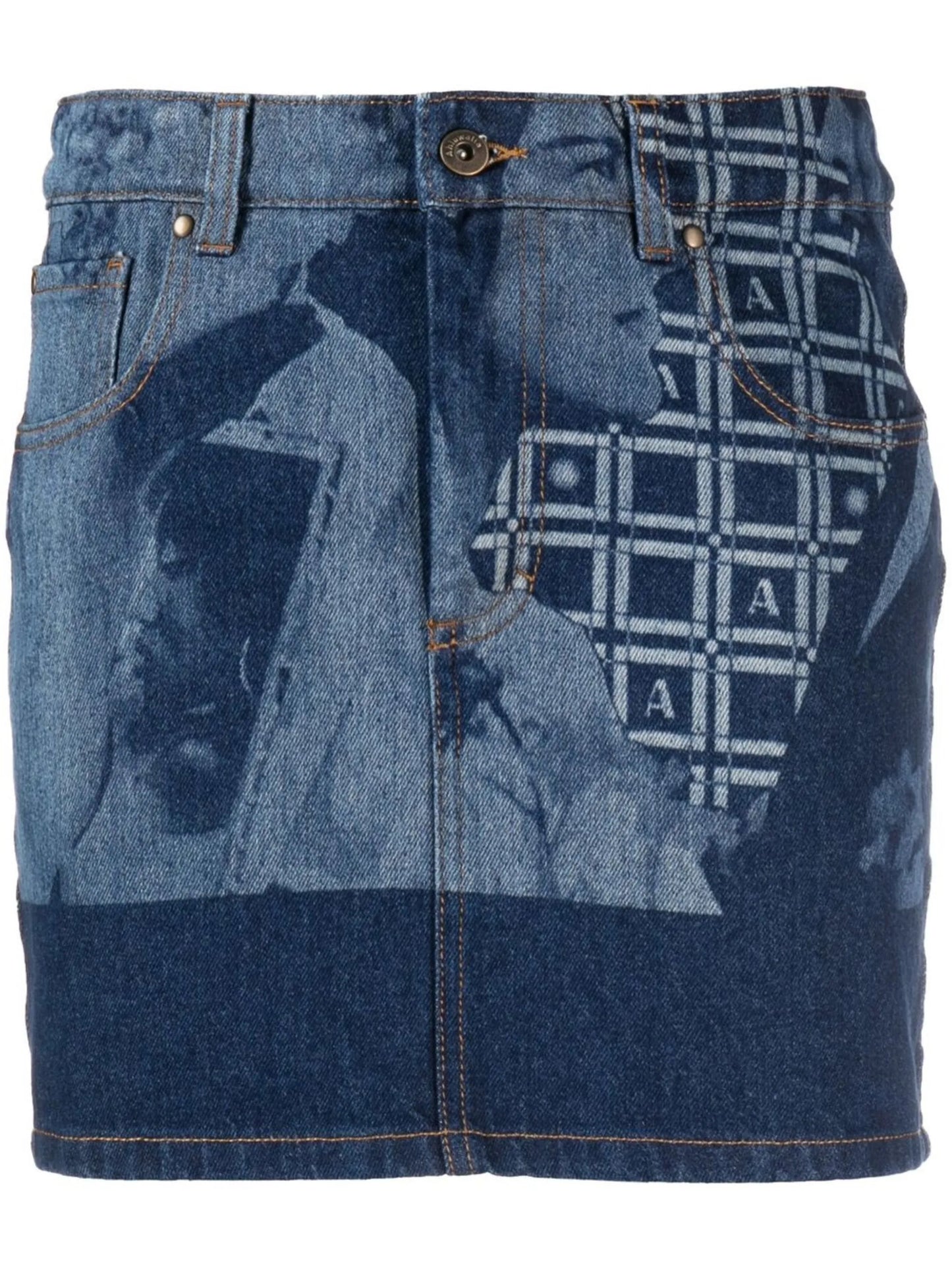 Eyes On You denim miniskirt