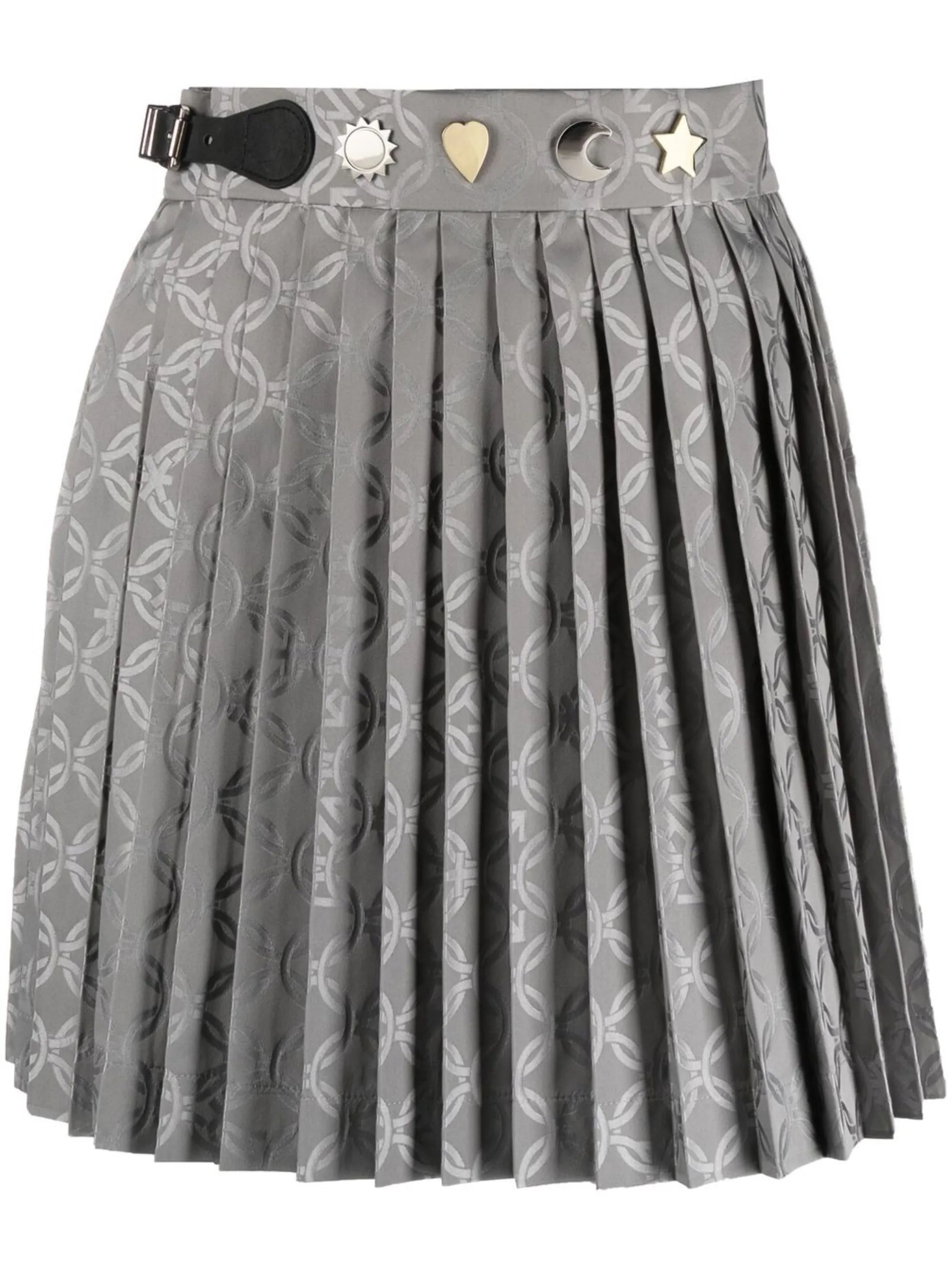 CJ Gender-Jacquard mini kilt