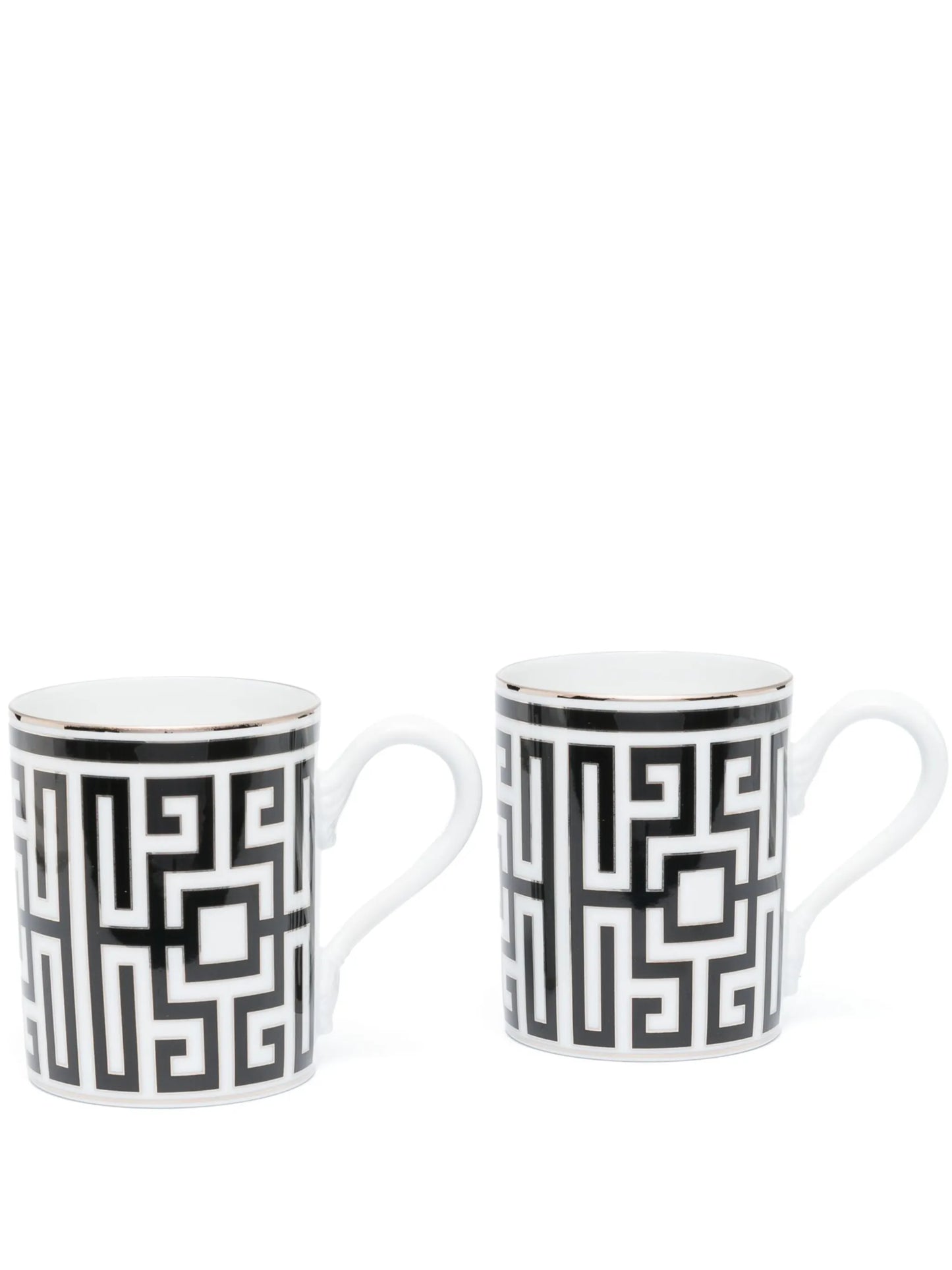 Labirinto porcelain mugs (set of 2)