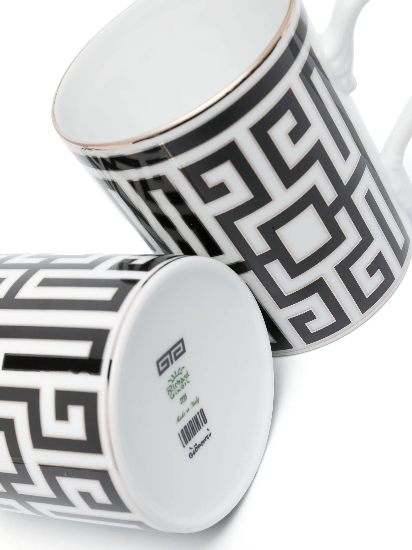Labirinto porcelain mugs (set of 2)