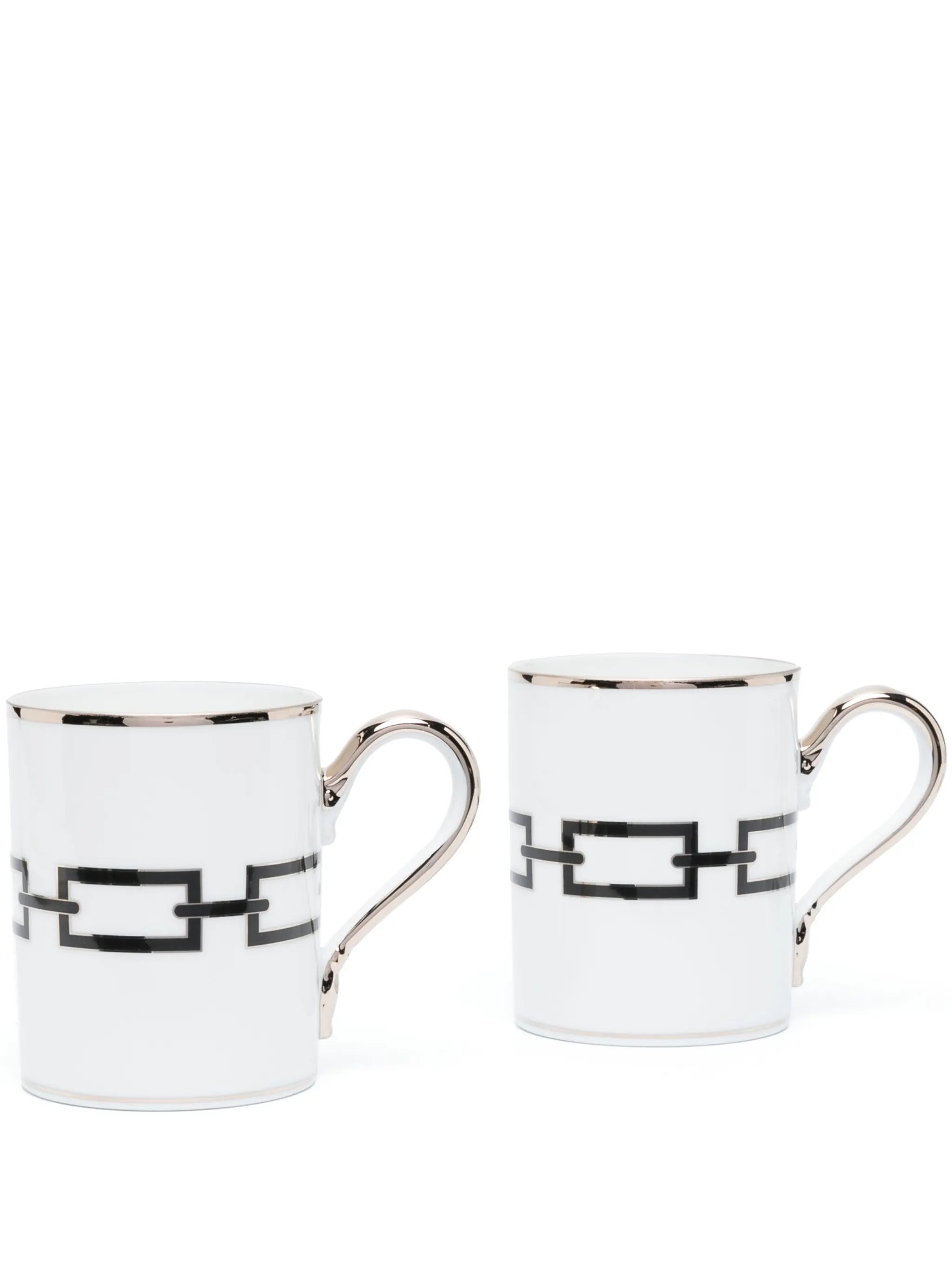 Catene porcelain mugs (set of 2)