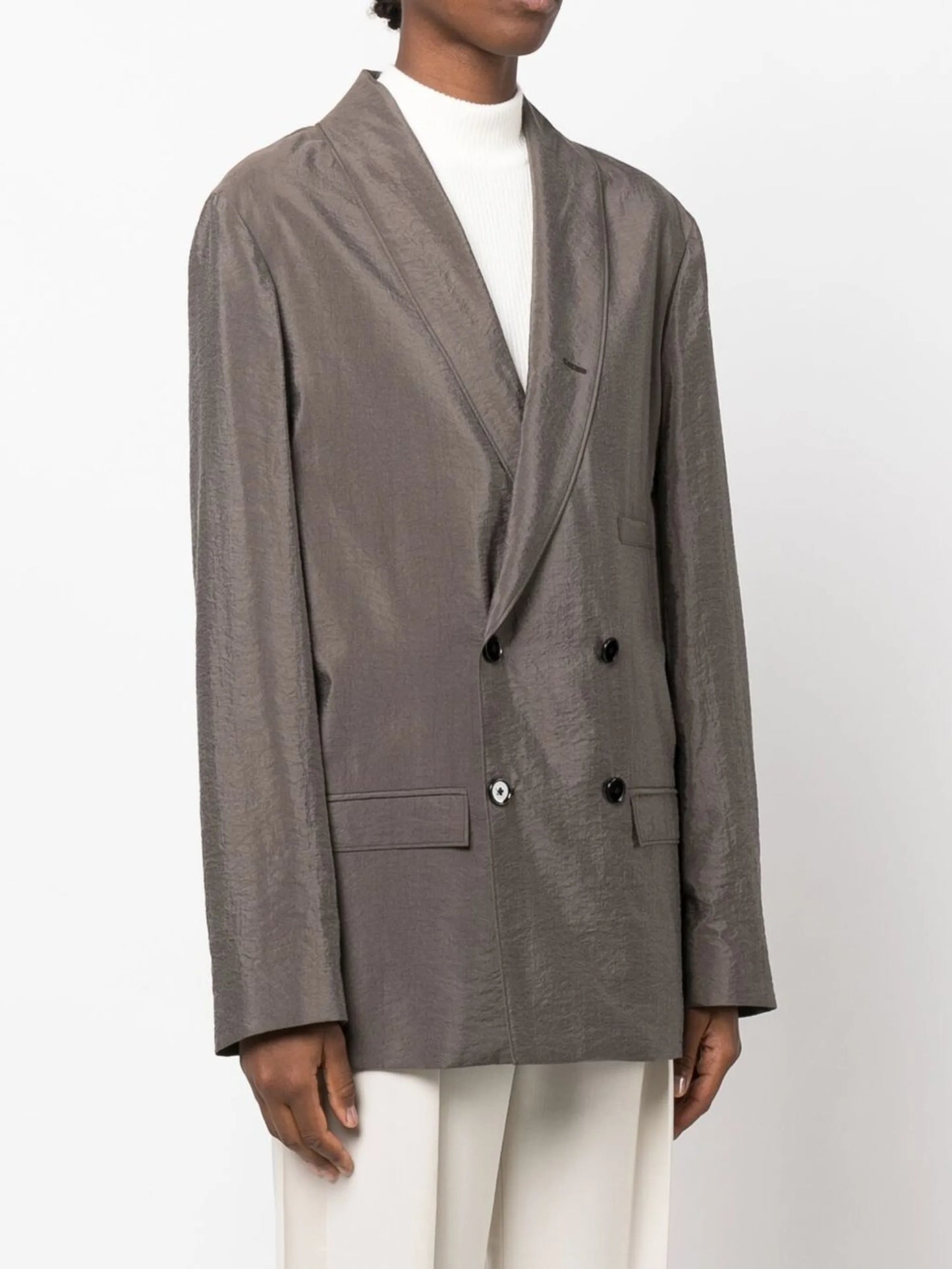 belted double-breasted jacket