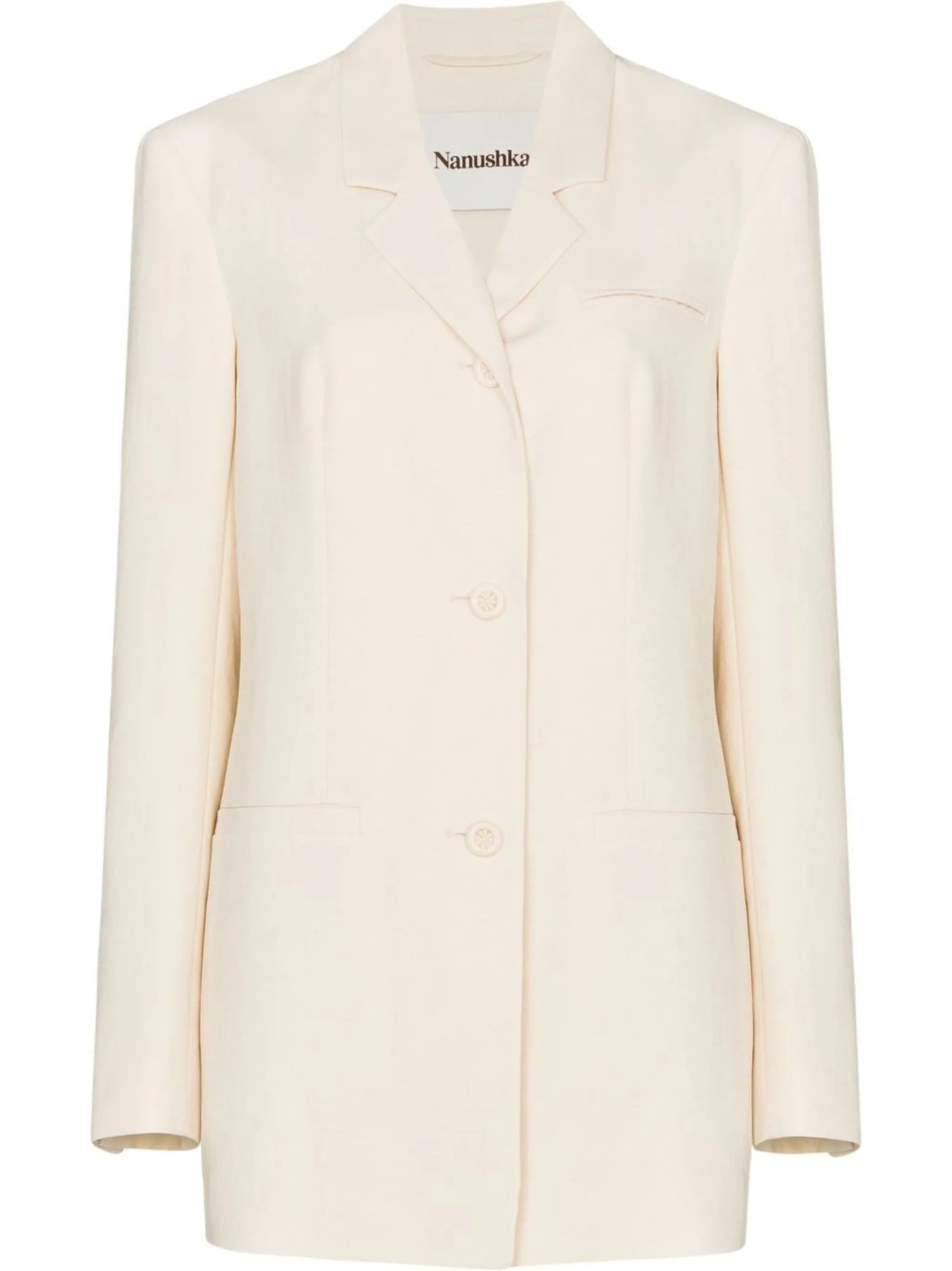 single-breasted blazer