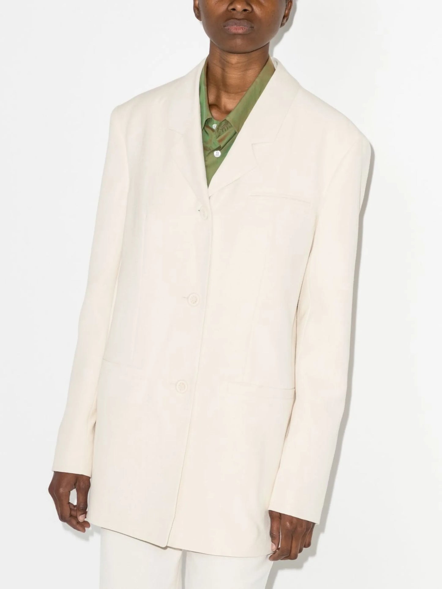 single-breasted blazer