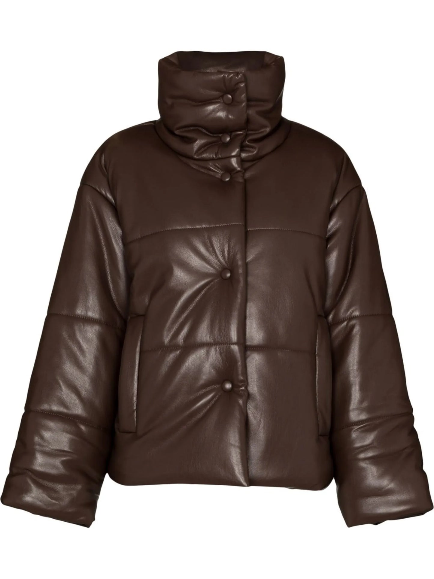 Hide puffer jacket