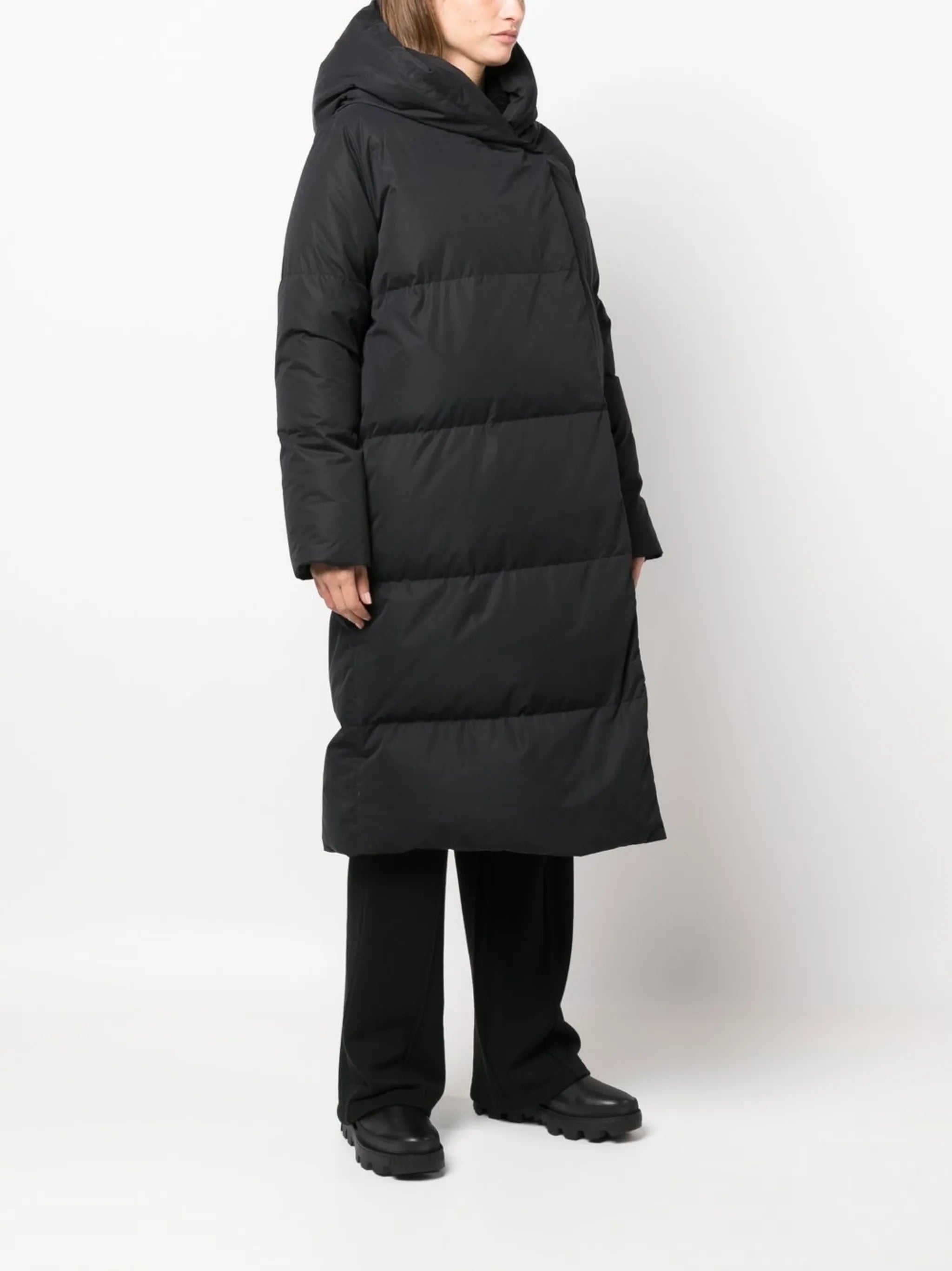 cocoon padded midi-coat