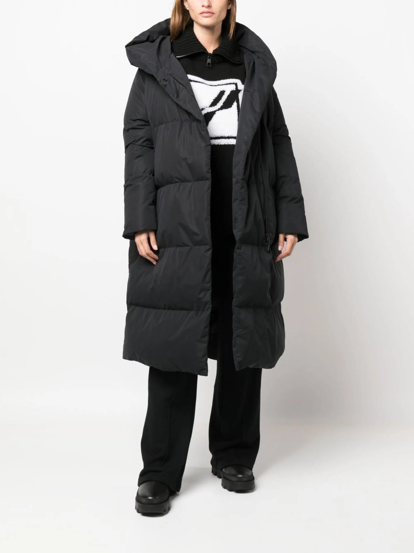 cocoon padded midi-coat