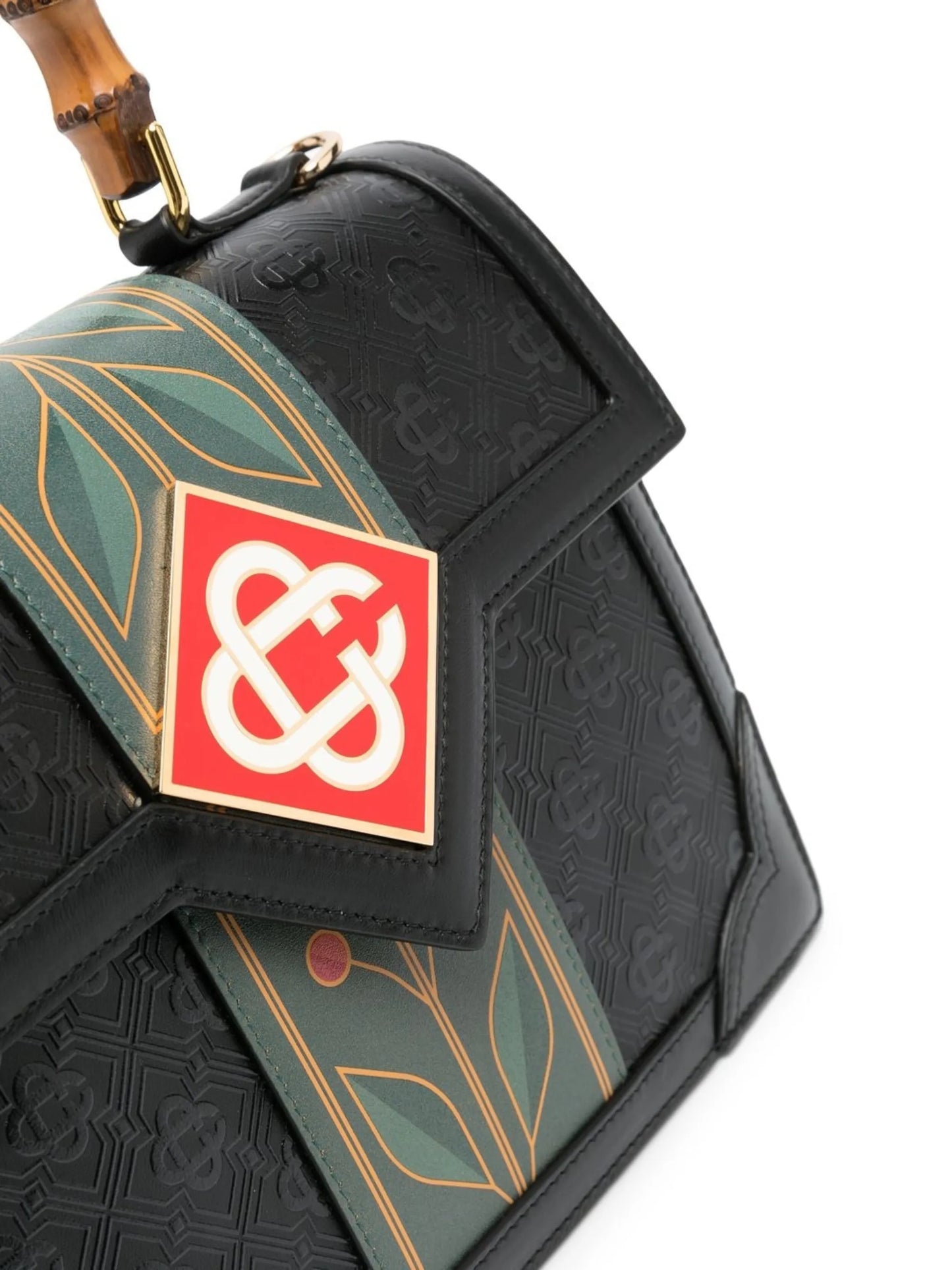 Jeanne logo-patch tote bag