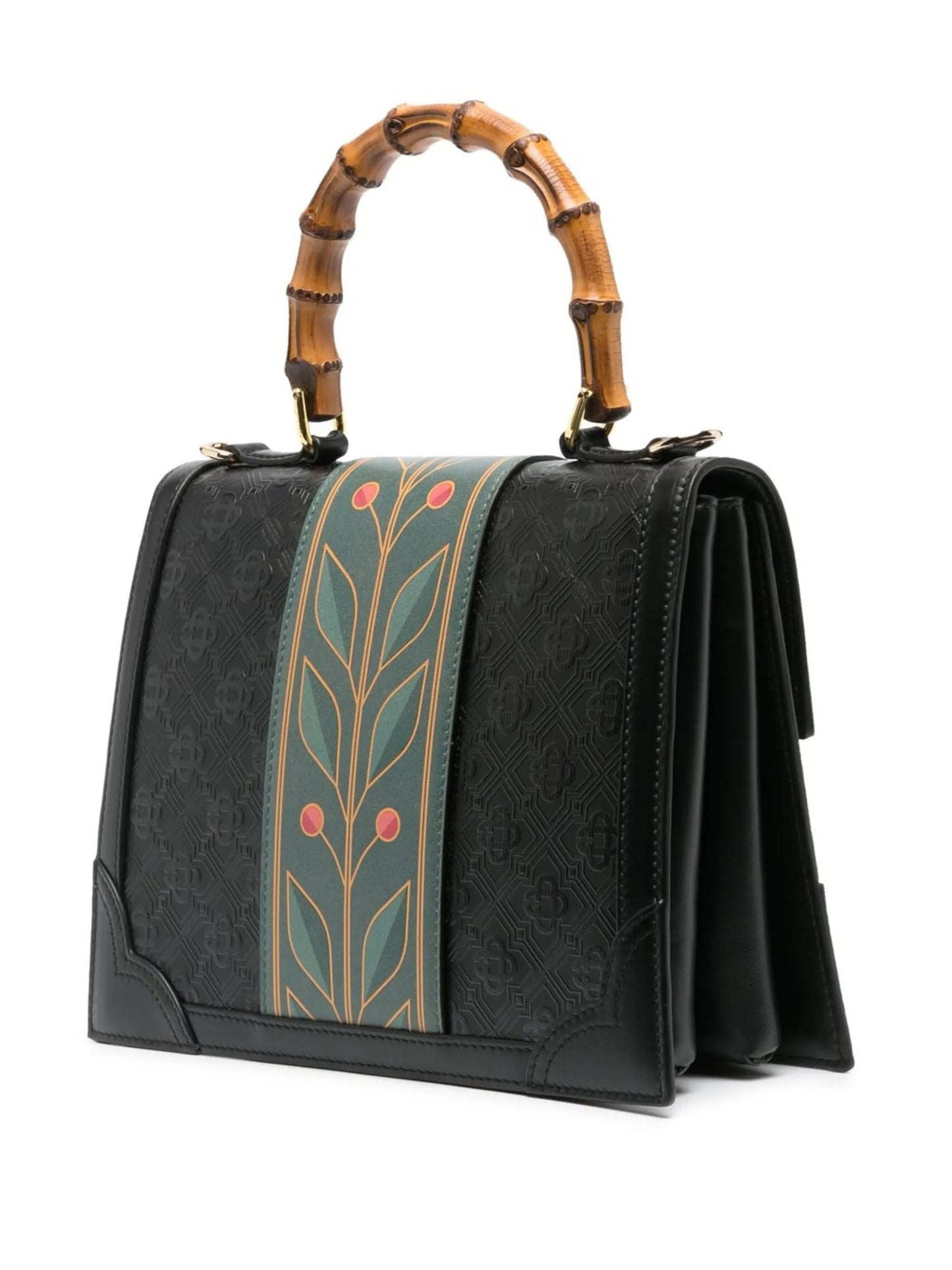 Jeanne logo-patch tote bag