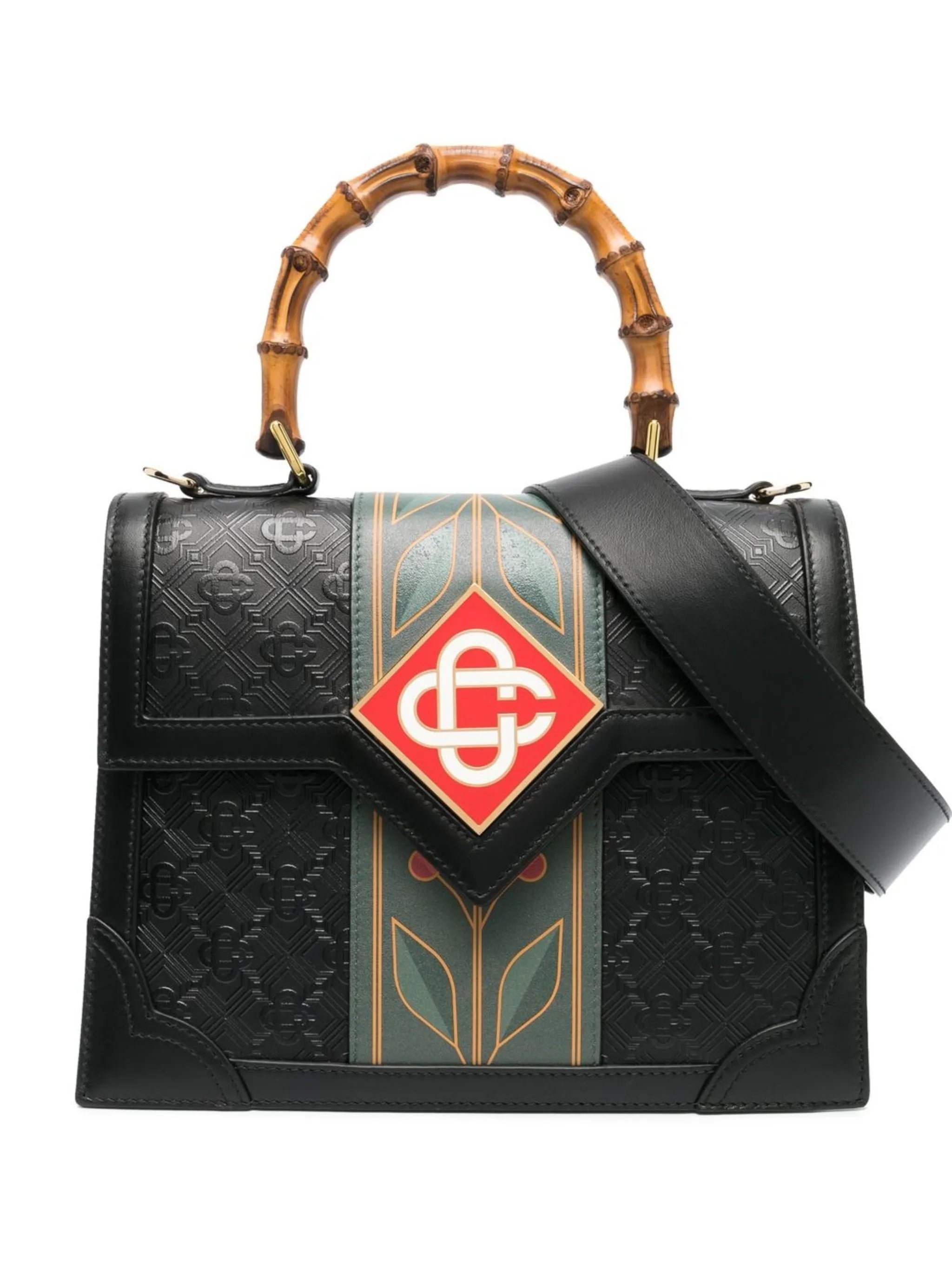Jeanne logo-patch tote bag