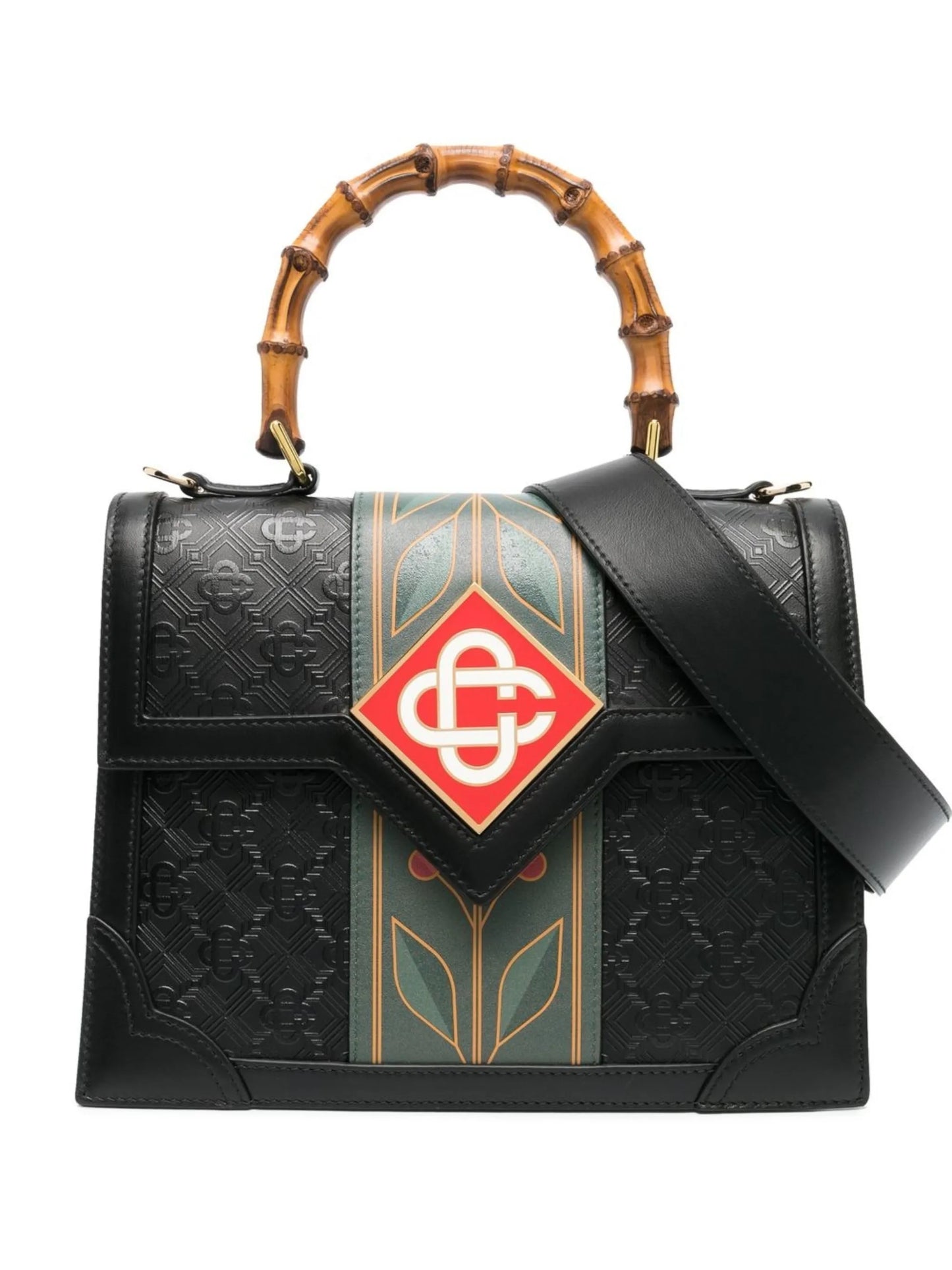 Jeanne logo-patch tote bag