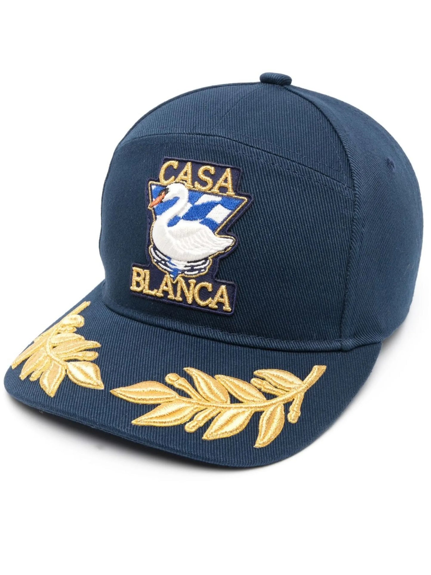 Swan embroidered cap