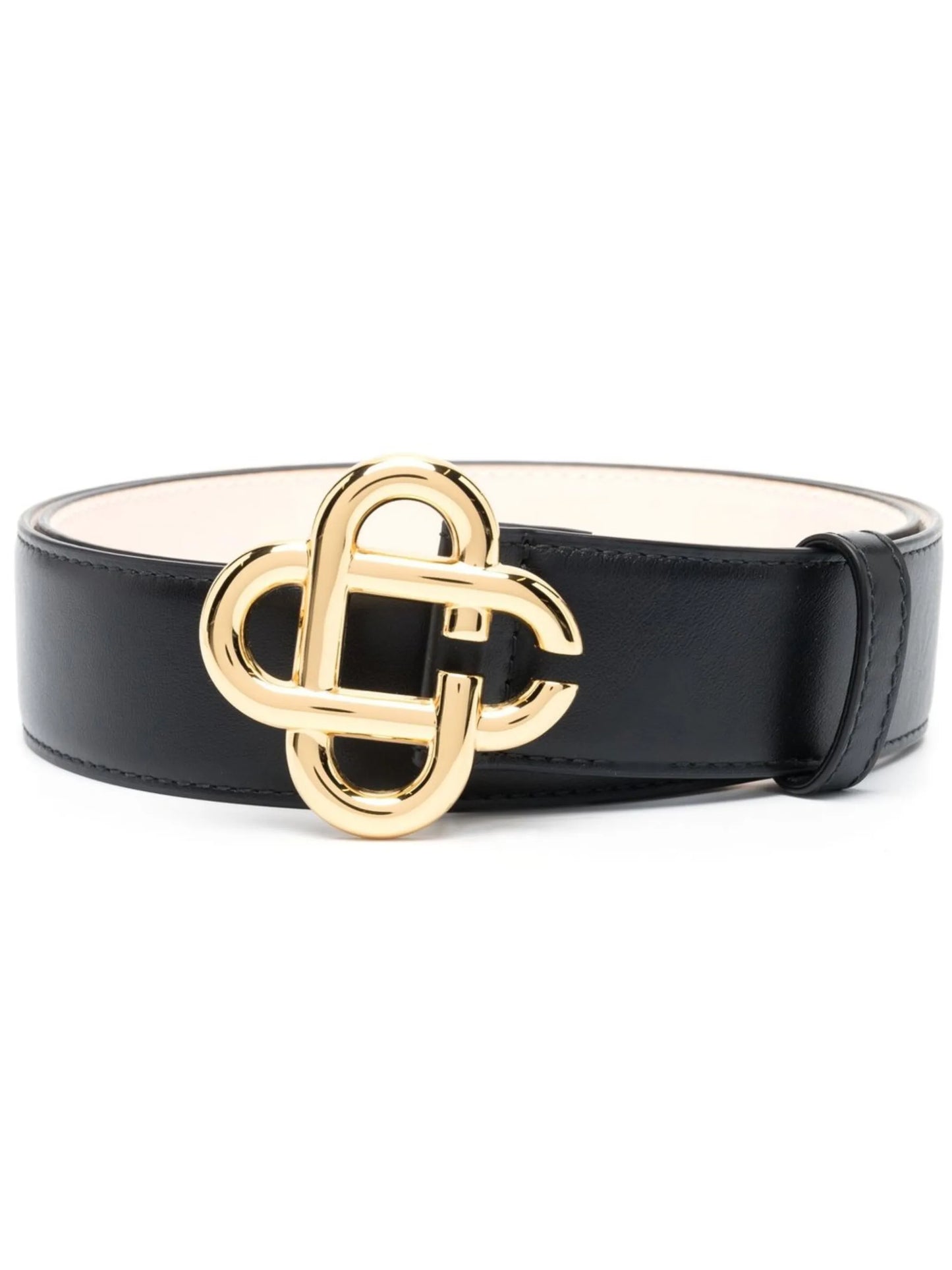 decorative-buckle leather belt